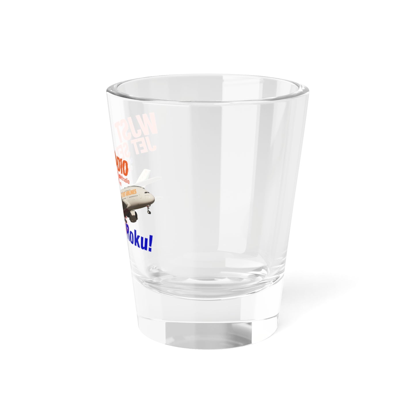 WJST Jet Set Shot Glass, B 1.5oz