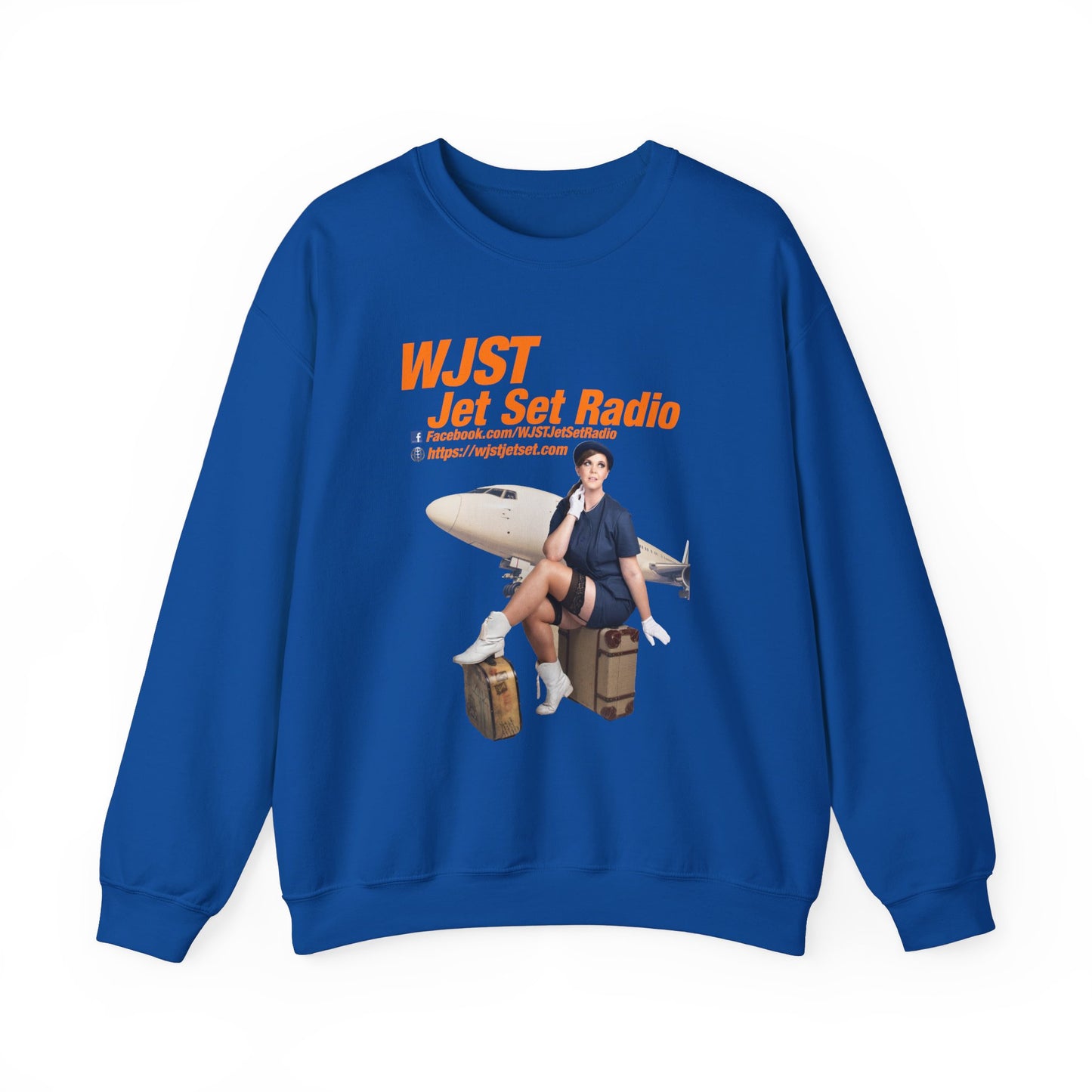 WJST Something Blue Unisex Heavy Blend™ Crewneck Sweatshirt