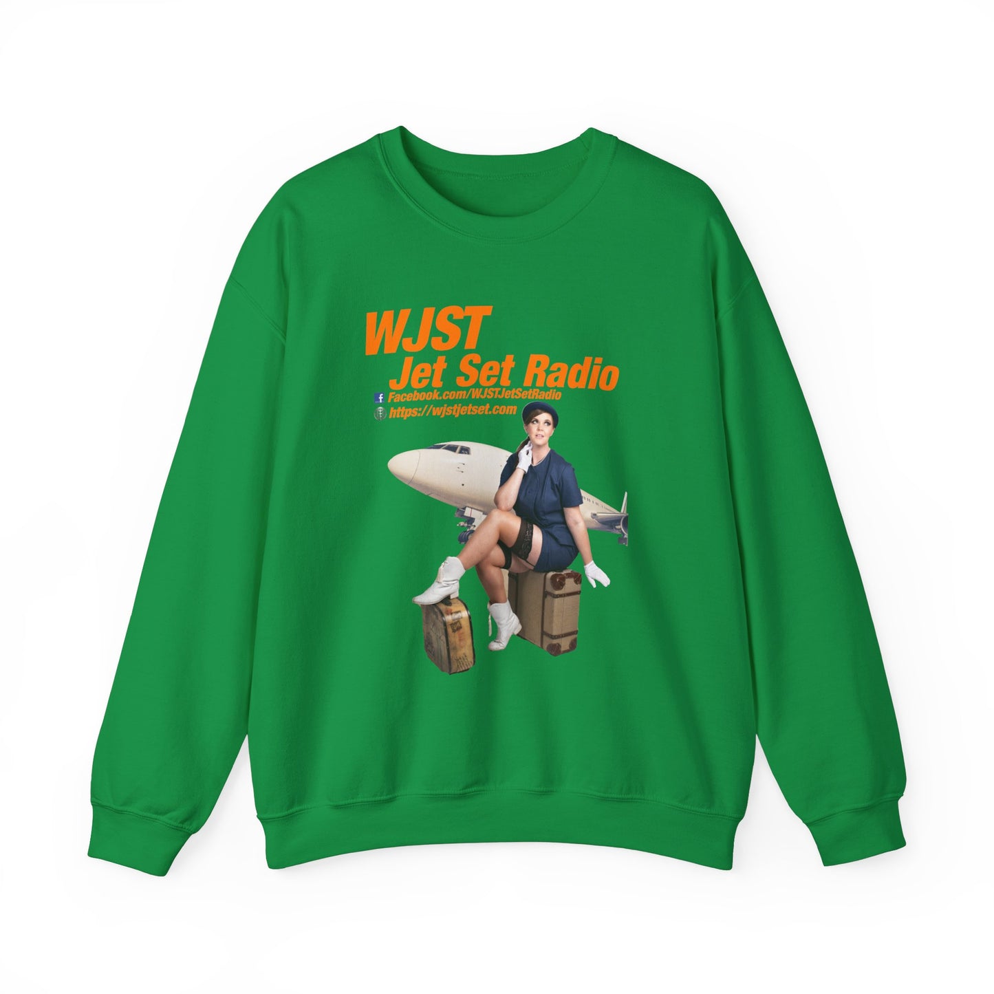 WJST Something Blue Unisex Heavy Blend™ Crewneck Sweatshirt