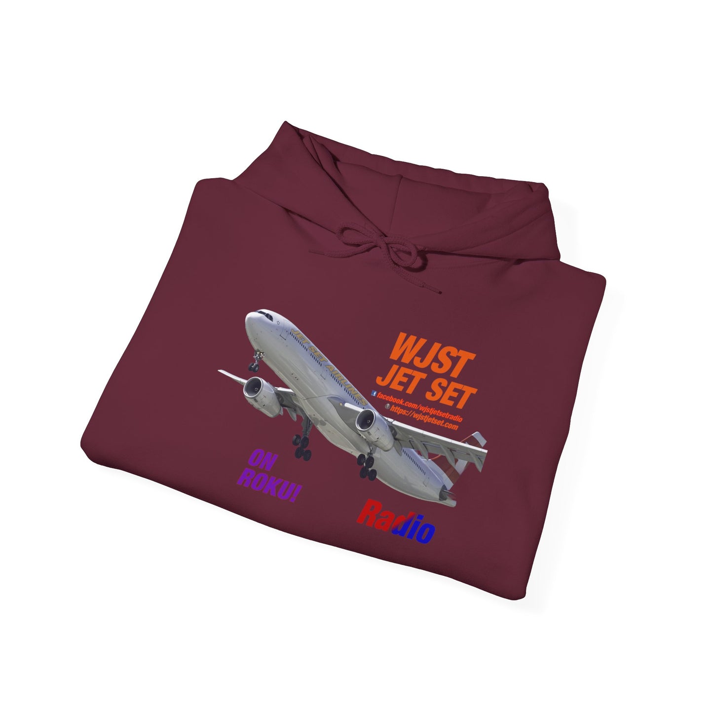 WJST Jet Set Logo Unisex Heavy Blend™ Hooded Sweatshirt