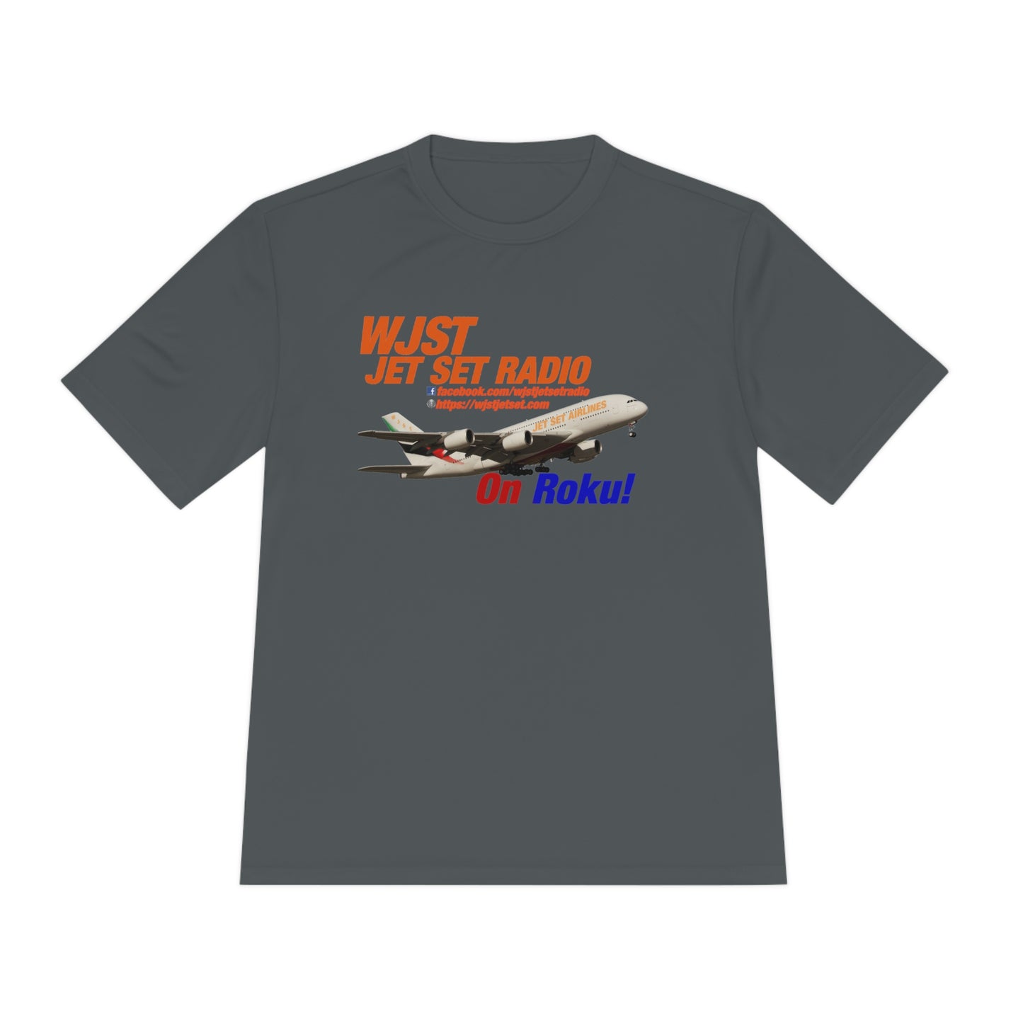 WJST Jet Set Logo Unisex Moisture Wicking Tee