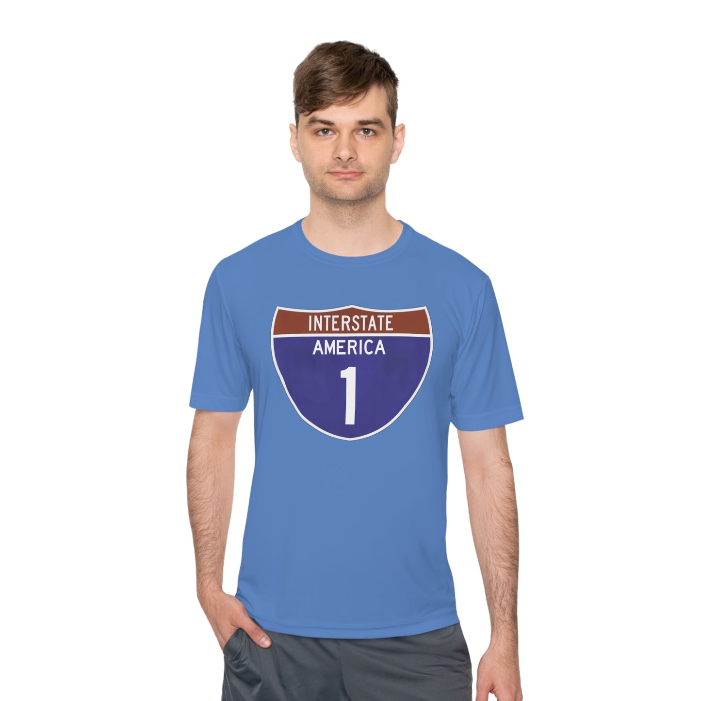 Interstate America 1 Unisex Moisture Wicking Tee