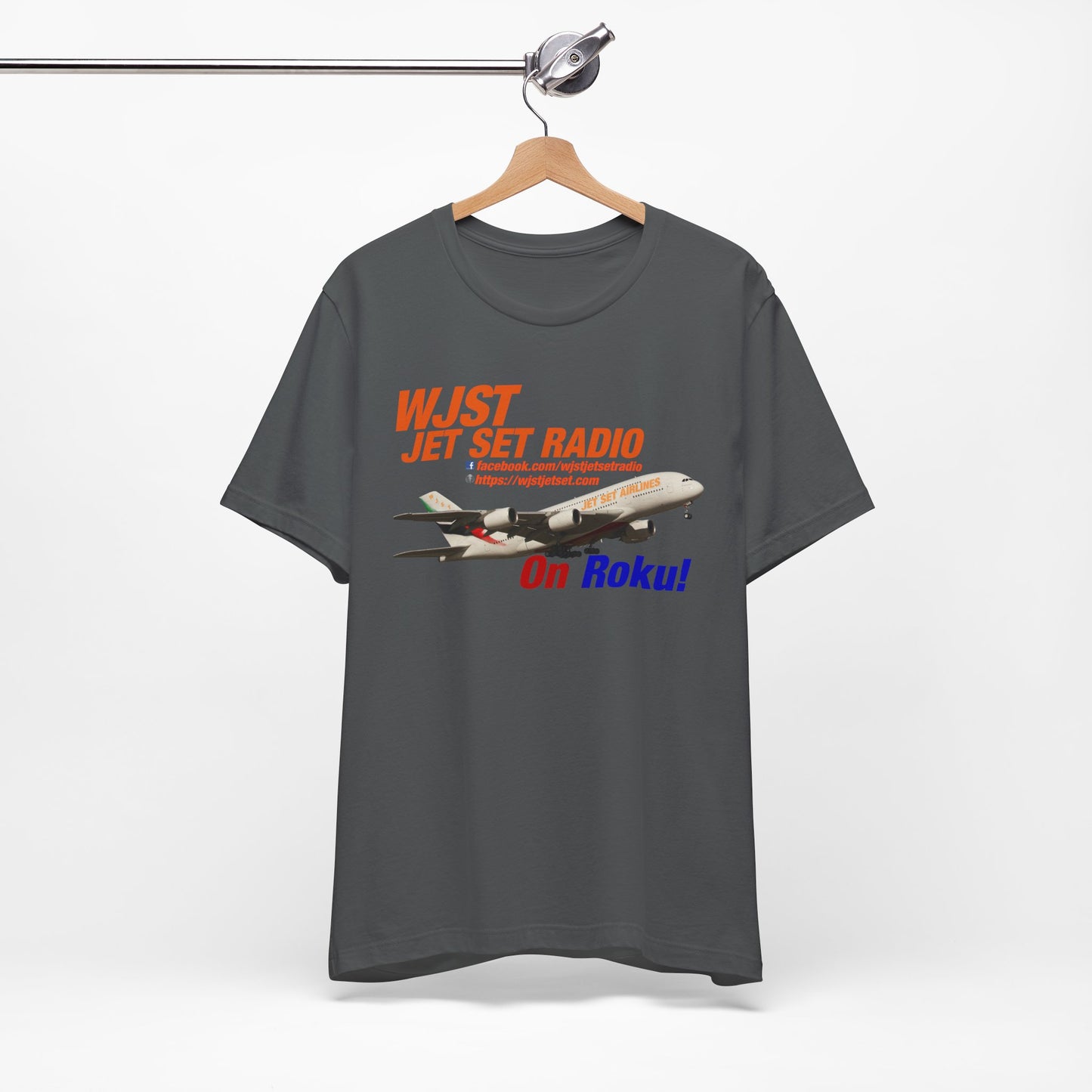 WJST Jet Set Logo Unisex Jersey Short Sleeve Tee