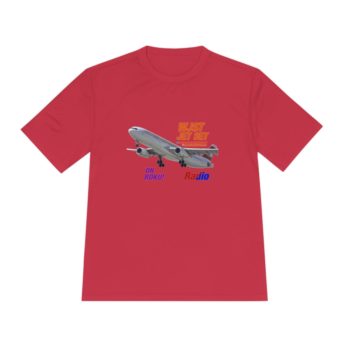 WJST Jet Set Logo Unisex Moisture Wicking Tee