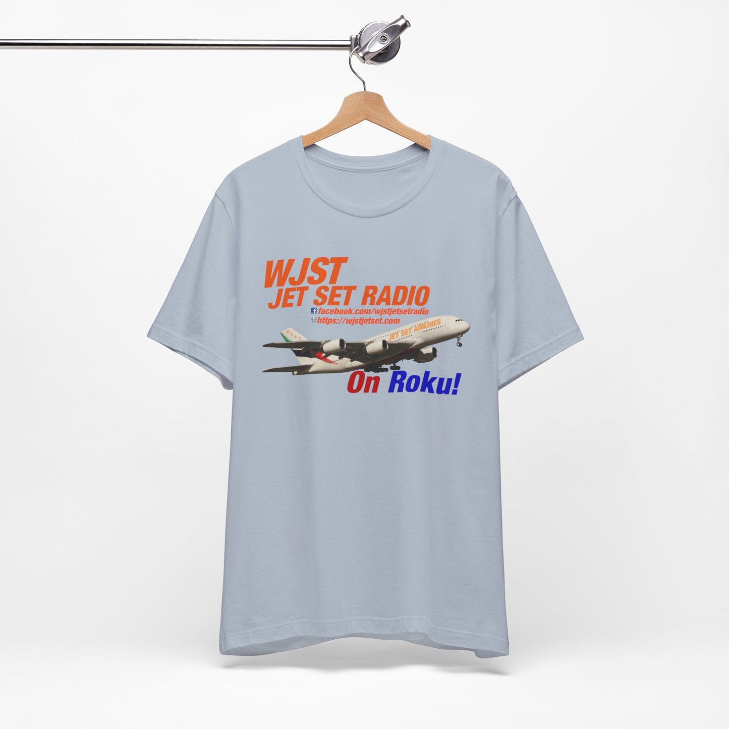 WJST Jet Set Logo Unisex Jersey Short Sleeve Tee