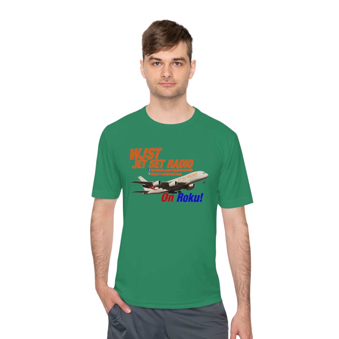 WJST Jet Set Logo Unisex Moisture Wicking Tee