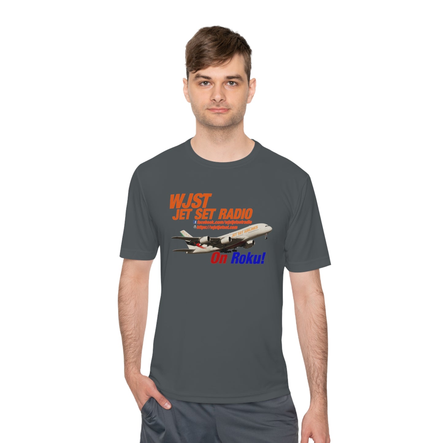 WJST Jet Set Logo Unisex Moisture Wicking Tee