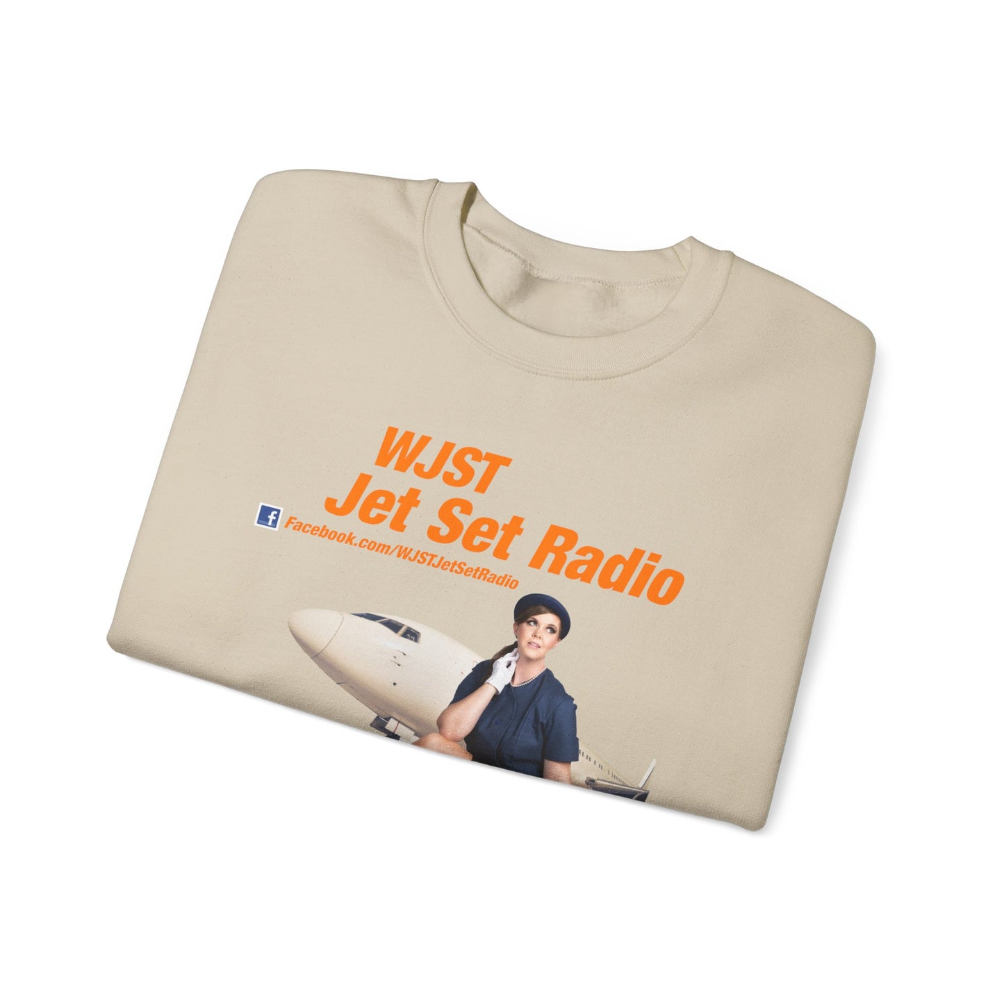 WJST Jet Set Logo Unisex Heavy Blend™ Crewneck Sweatshirt