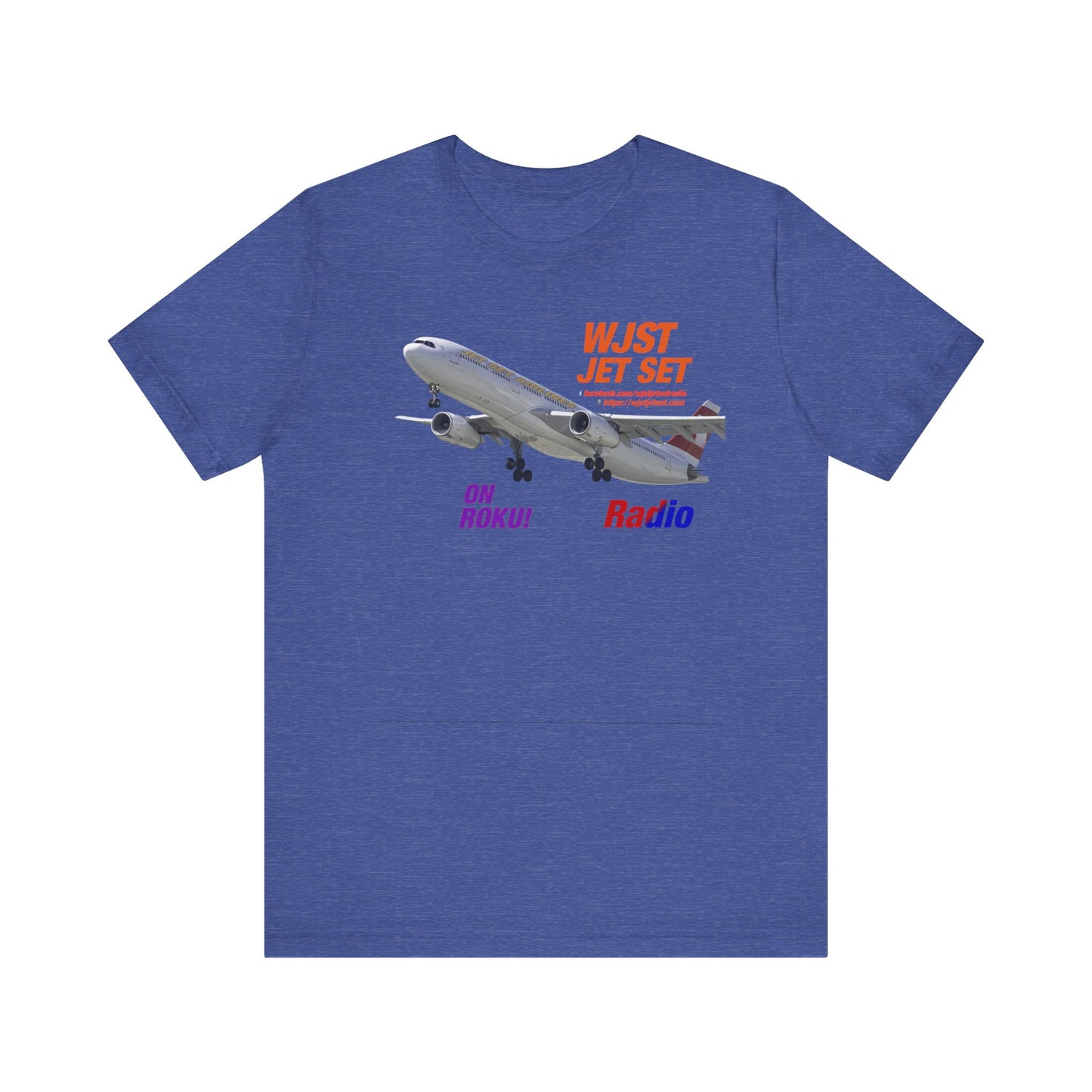 WJST Jet Set Logo Unisex Jersey Short Sleeve Tee