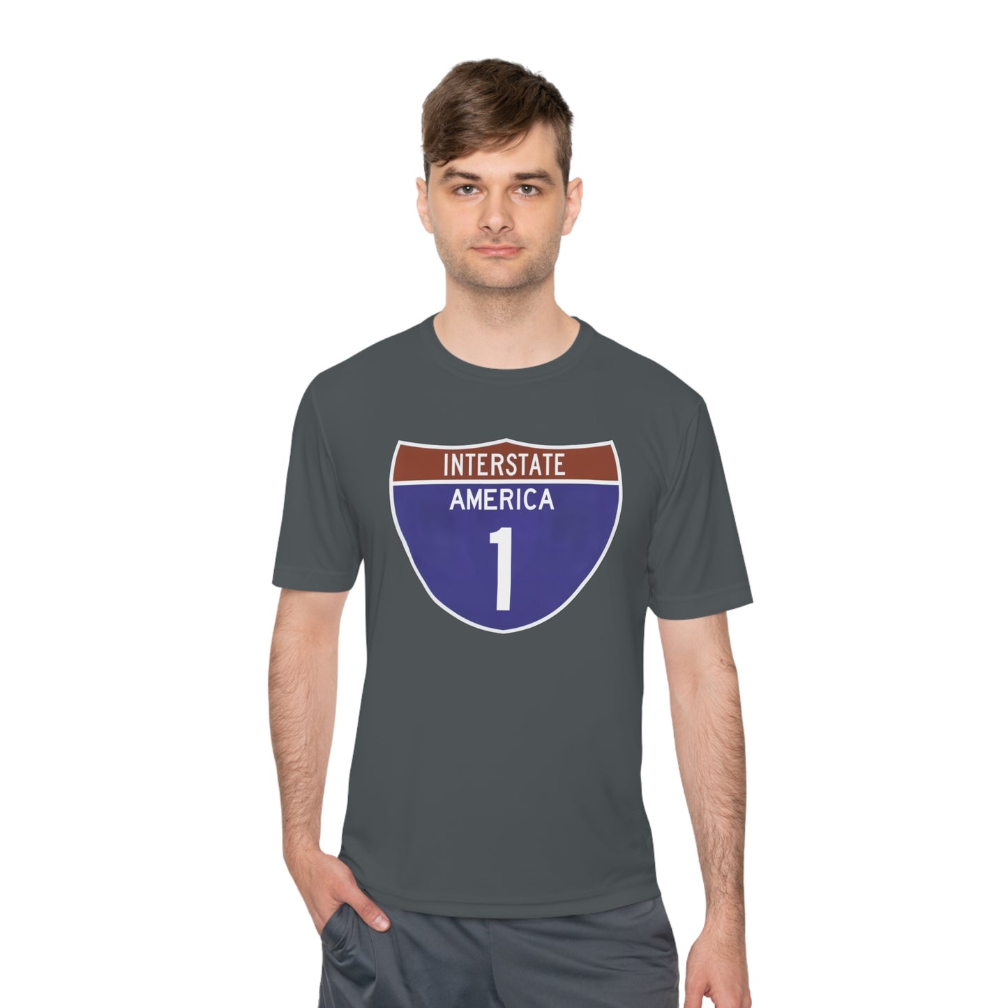 Interstate America 1 Unisex Moisture Wicking Tee