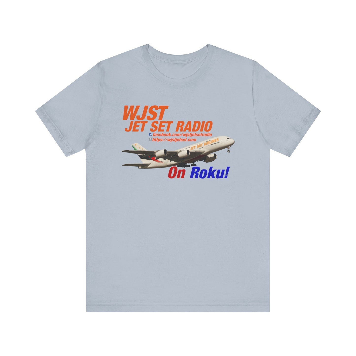 WJST Jet Set Logo Unisex Jersey Short Sleeve Tee