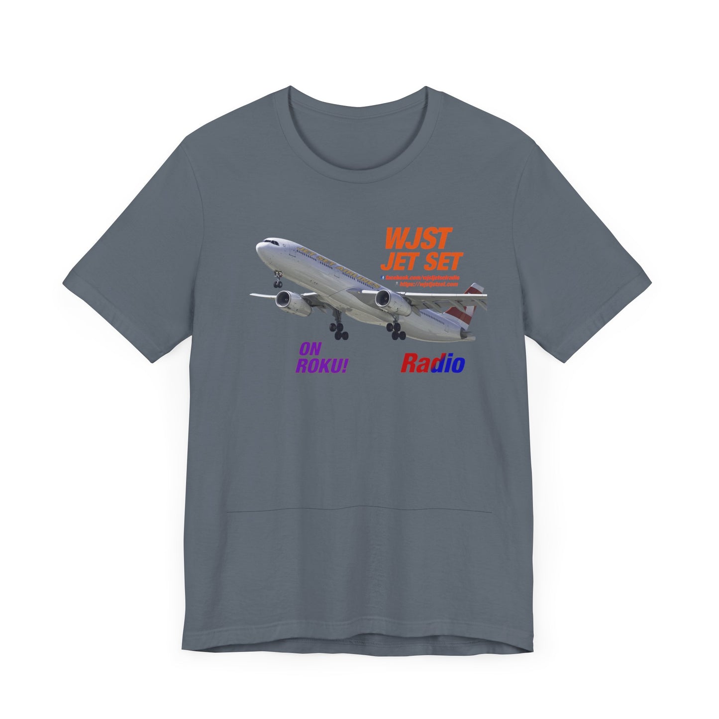 WJST Jet Set Logo Unisex Jersey Short Sleeve Tee