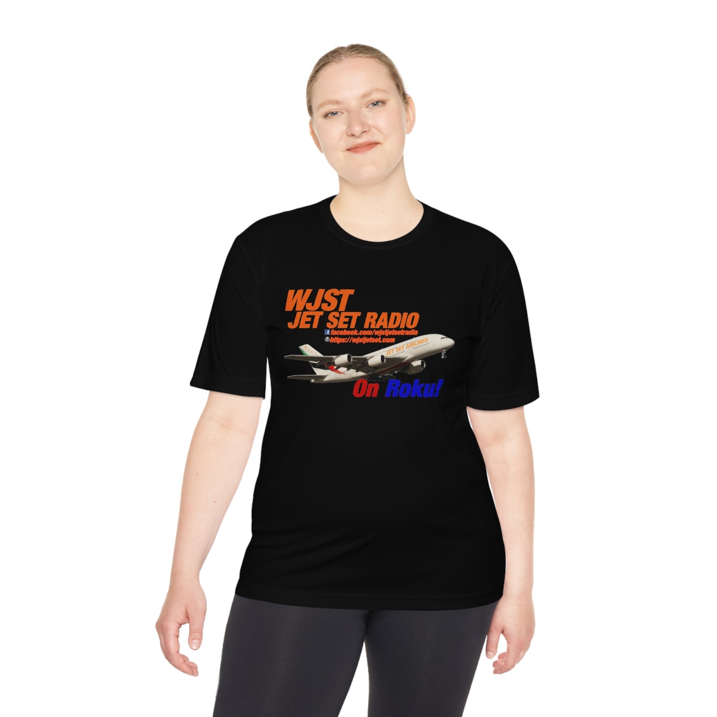 WJST Jet Set Logo Unisex Moisture Wicking Tee