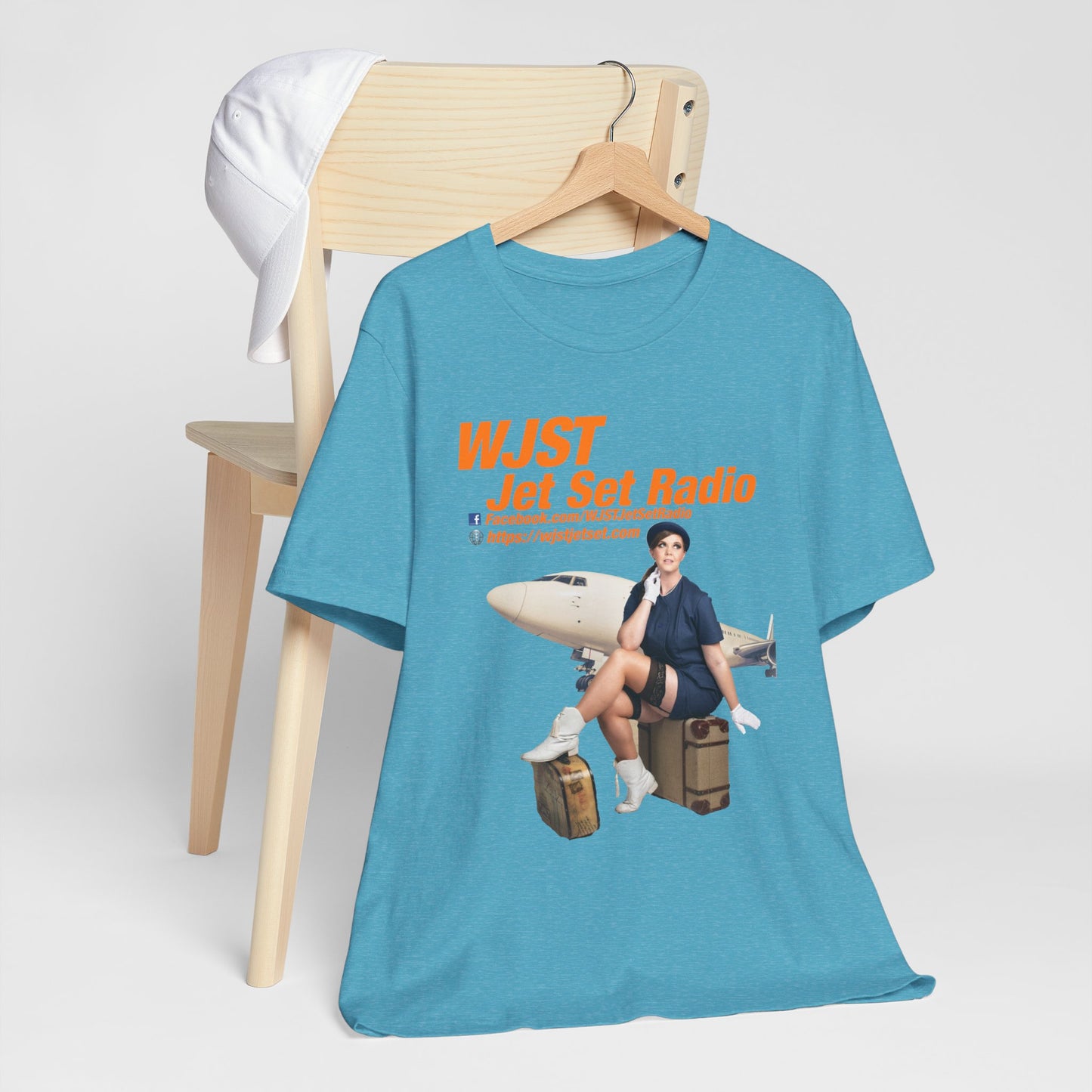 WJST Something Blue Unisex Jersey Short Sleeve Tee