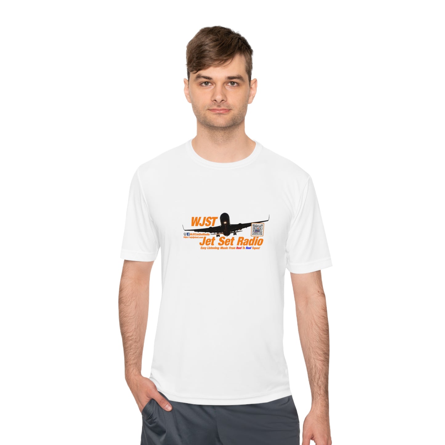 WJST Jet Set Logo Unisex Moisture Wicking Tee