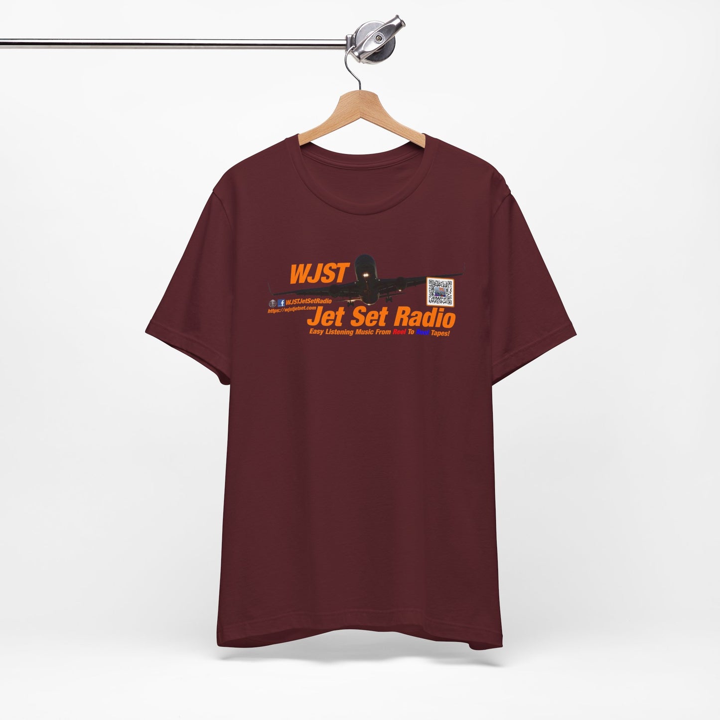 WJST Jet Set Unisex Jersey Short Sleeve Tee