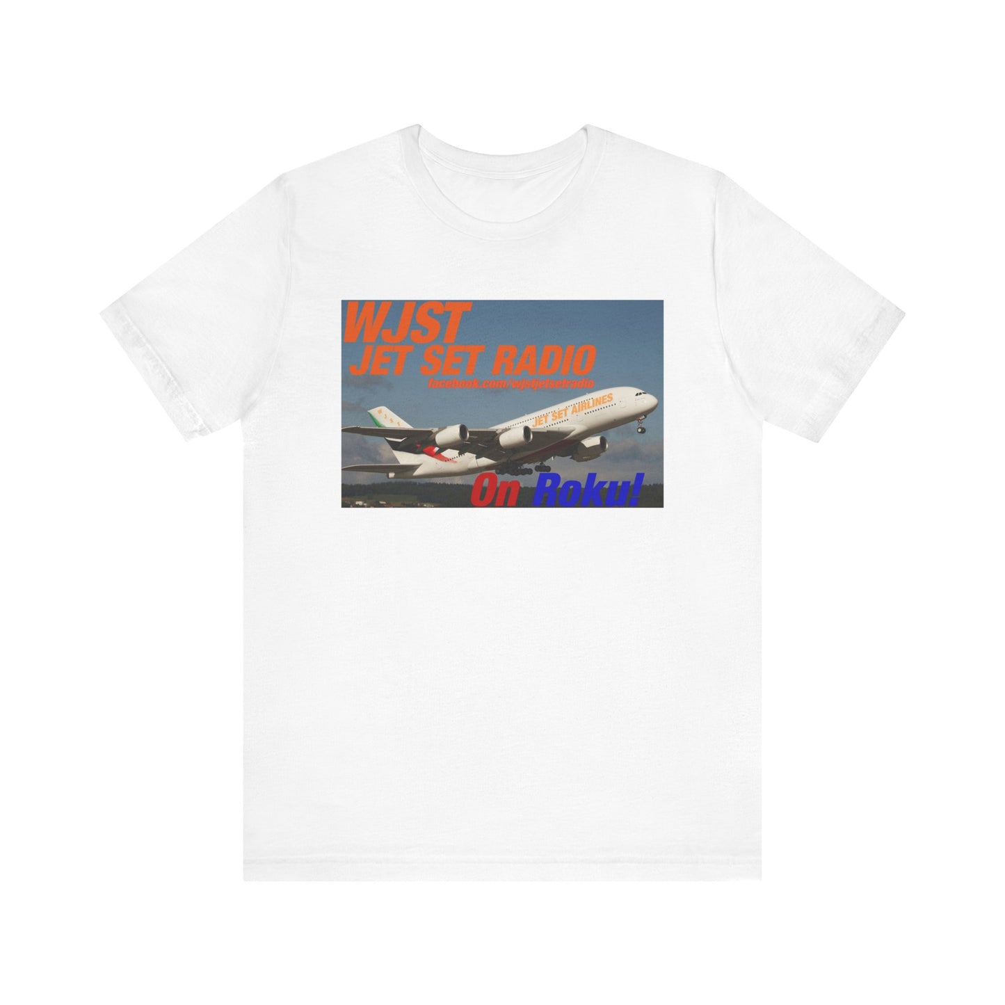 WJST Jet Set Logo Unisex Jersey Short Sleeve Tee