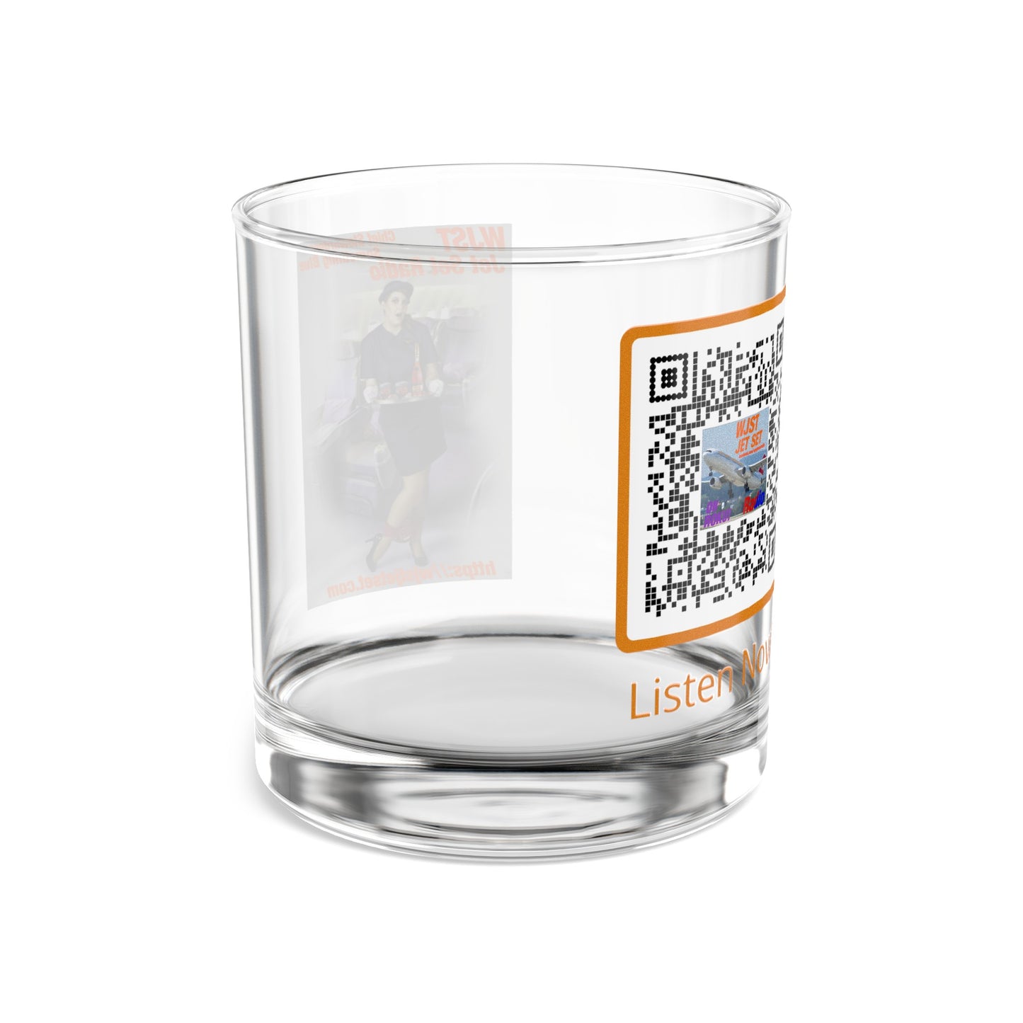 WJST Jet Set On The Rocks Glass B 10oz