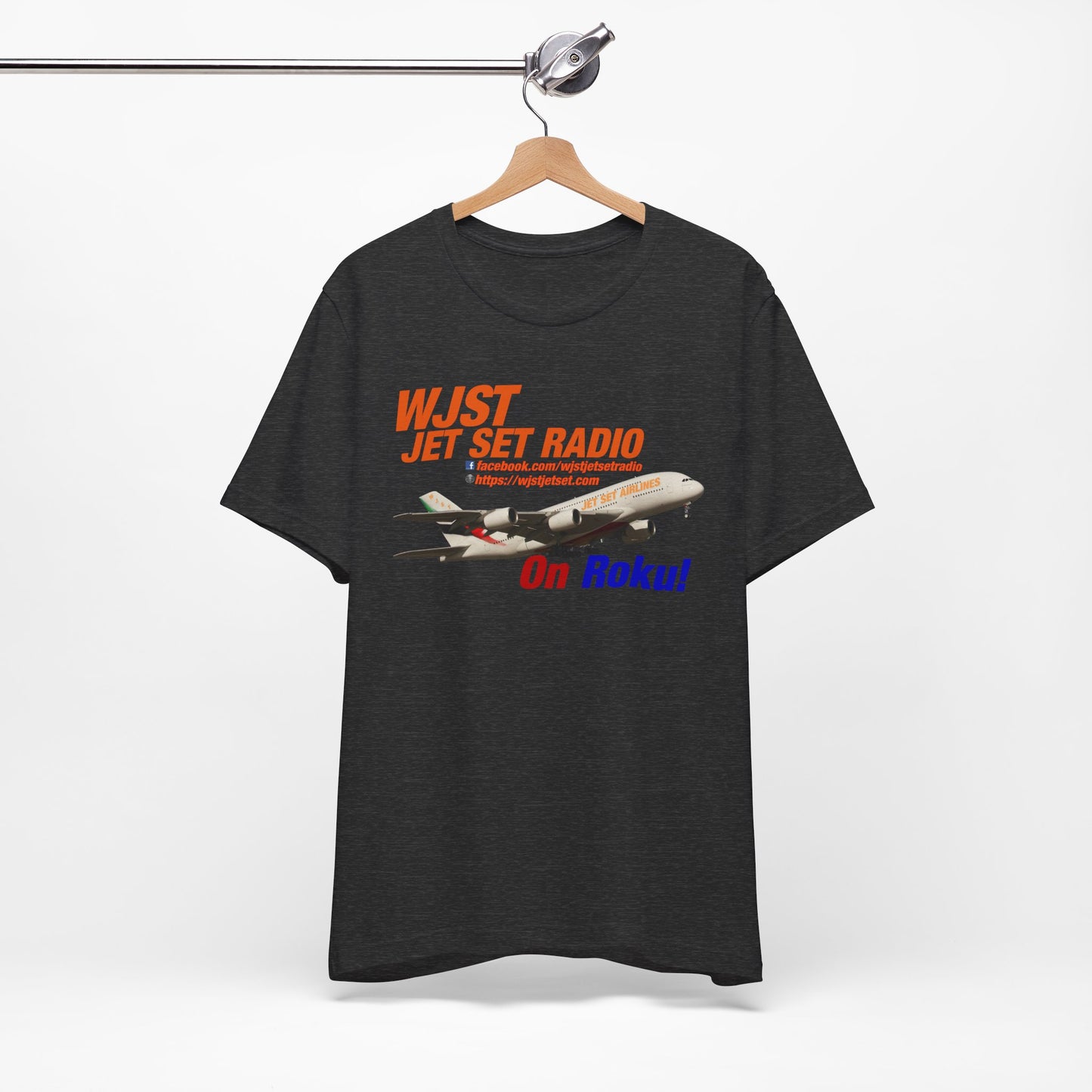 WJST Jet Set Logo Unisex Jersey Short Sleeve Tee