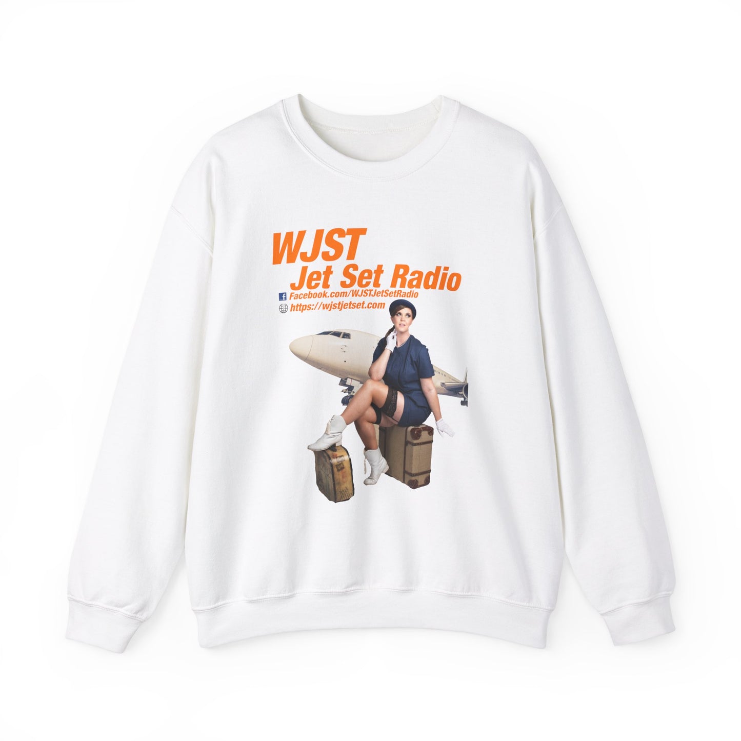 WJST Something Blue Unisex Heavy Blend™ Crewneck Sweatshirt