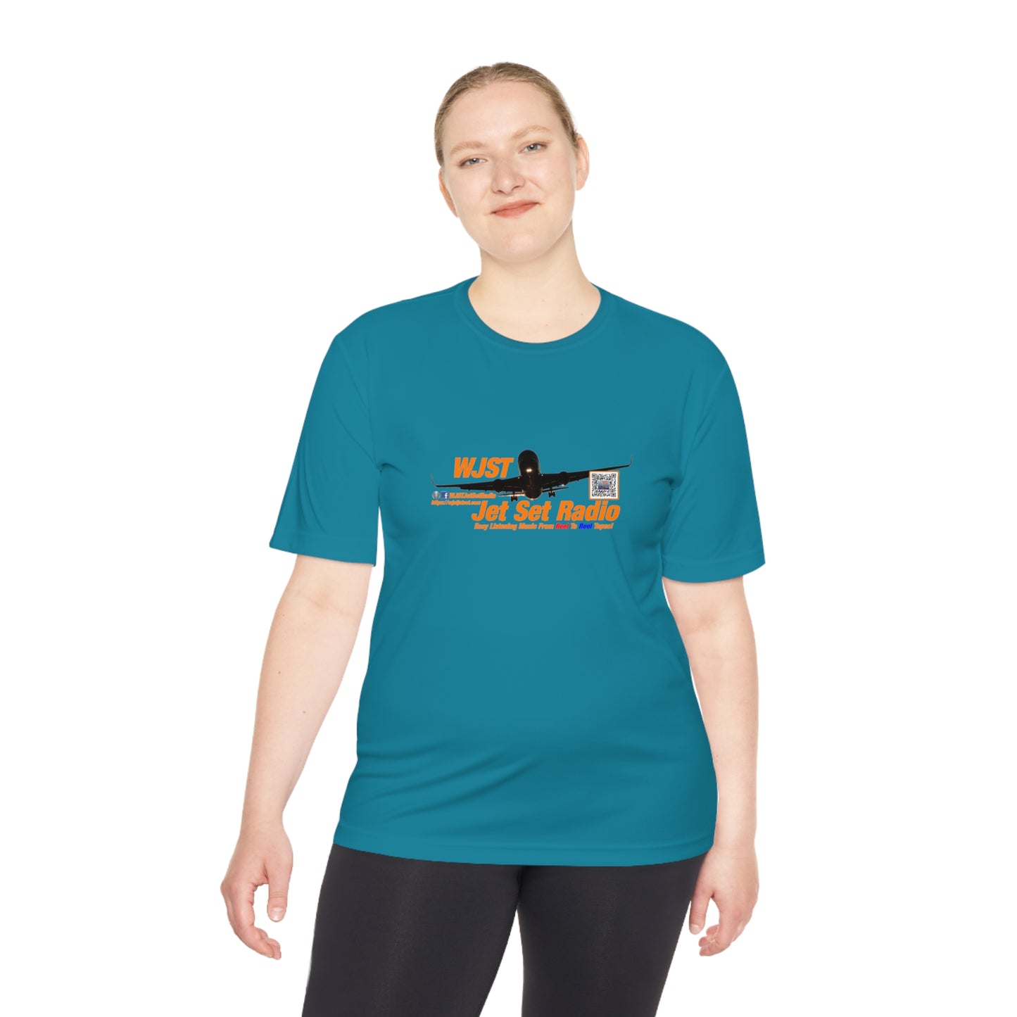 WJST Jet Set Logo Unisex Moisture Wicking Tee