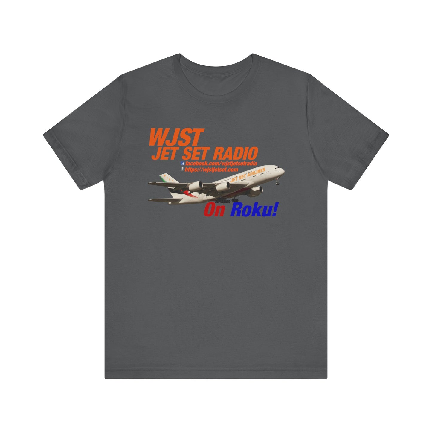 WJST Jet Set Logo Unisex Jersey Short Sleeve Tee