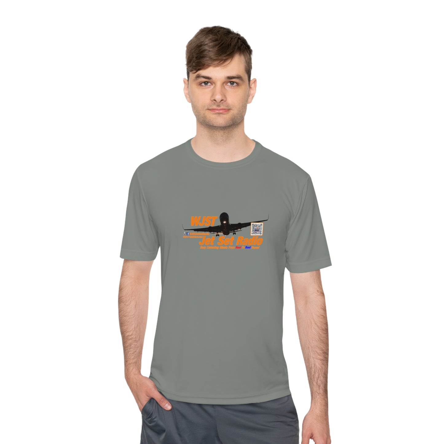 WJST Jet Set Logo Unisex Moisture Wicking Tee