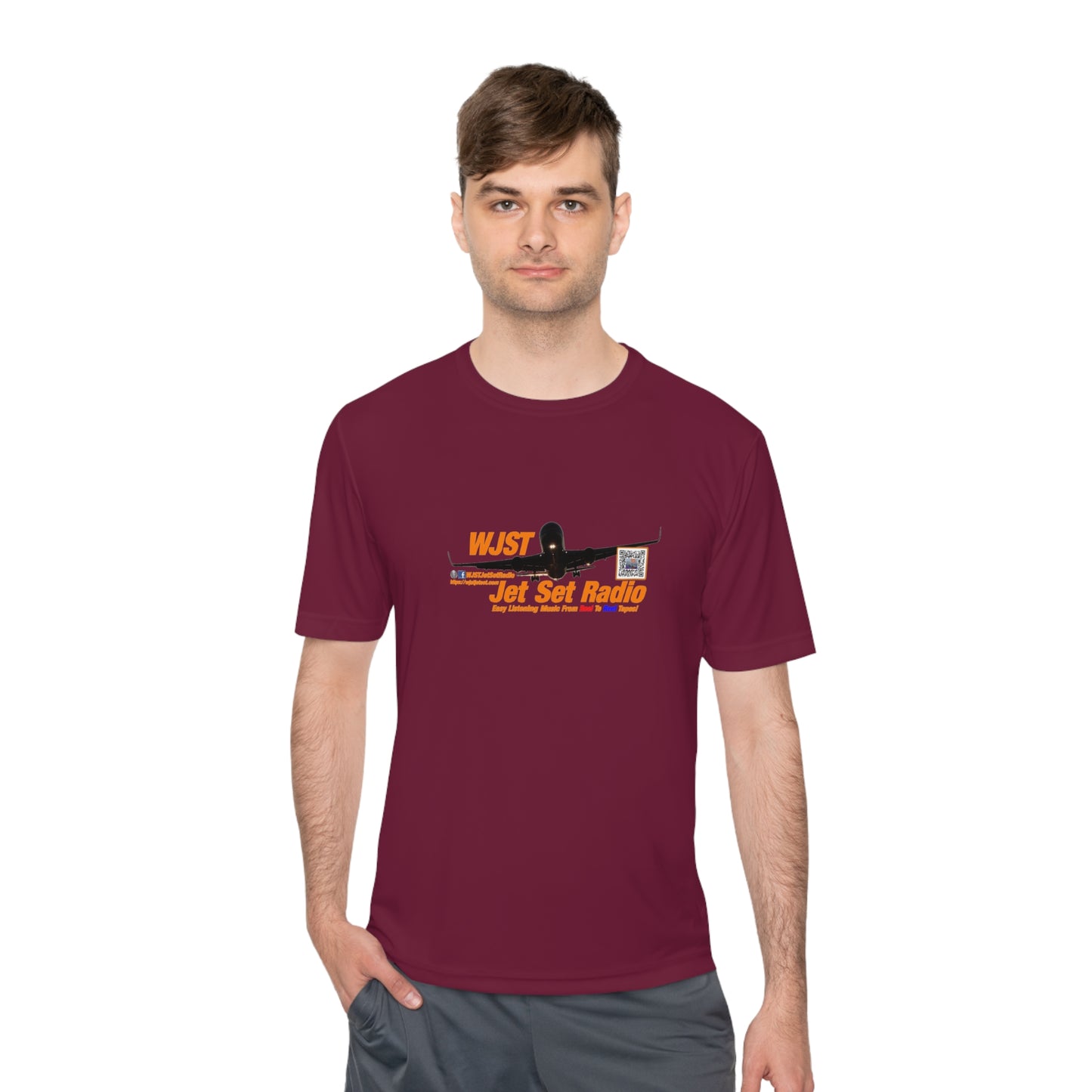 WJST Jet Set Logo Unisex Moisture Wicking Tee