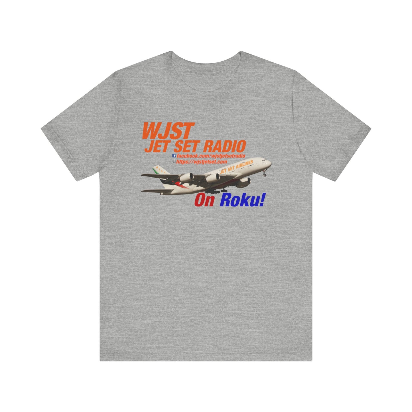 WJST Jet Set Logo Unisex Jersey Short Sleeve Tee