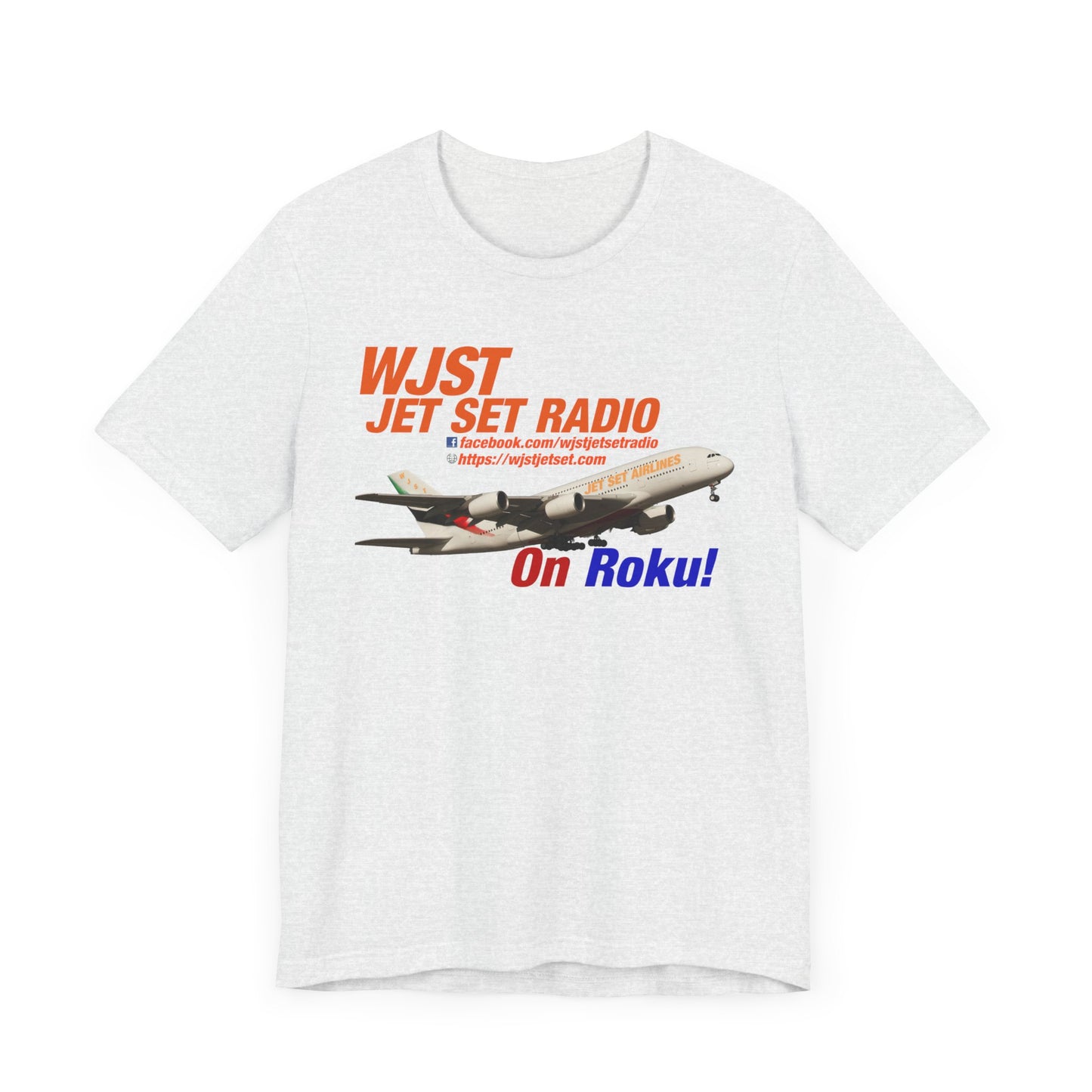 WJST Jet Set Logo Unisex Jersey Short Sleeve Tee