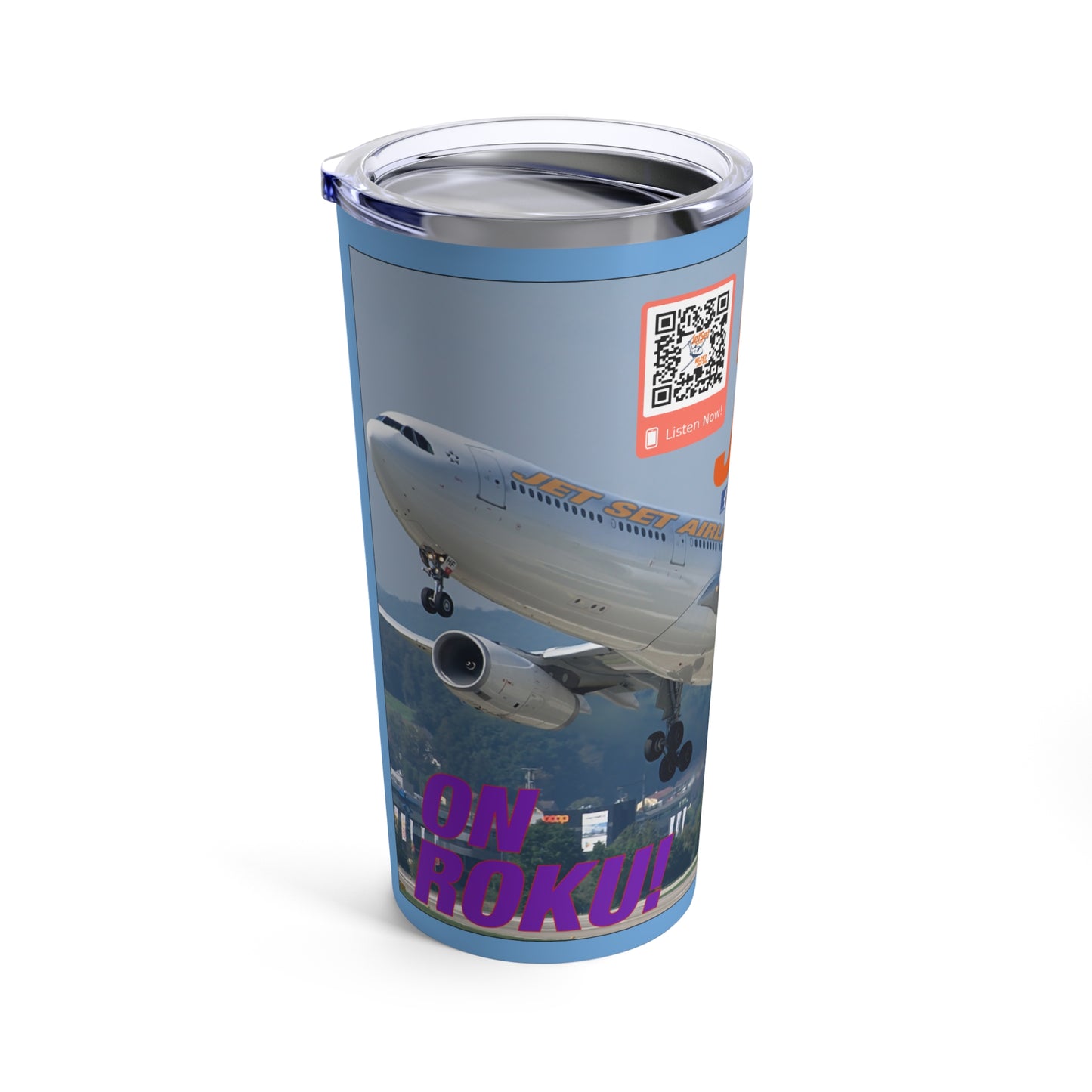 WJST Jet Set Tumbler 20oz