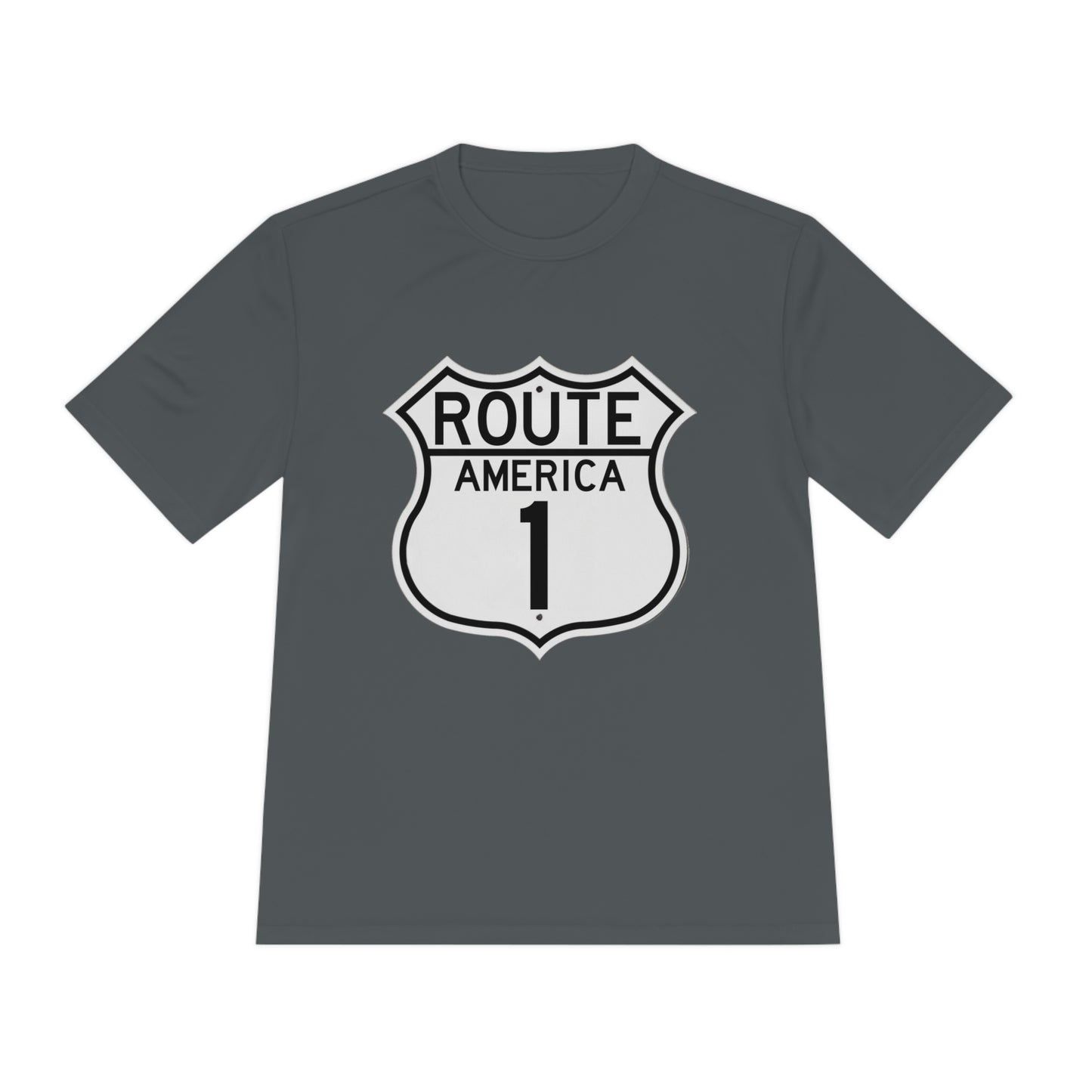 US Route America 1 Unisex Moisture Wicking Tee