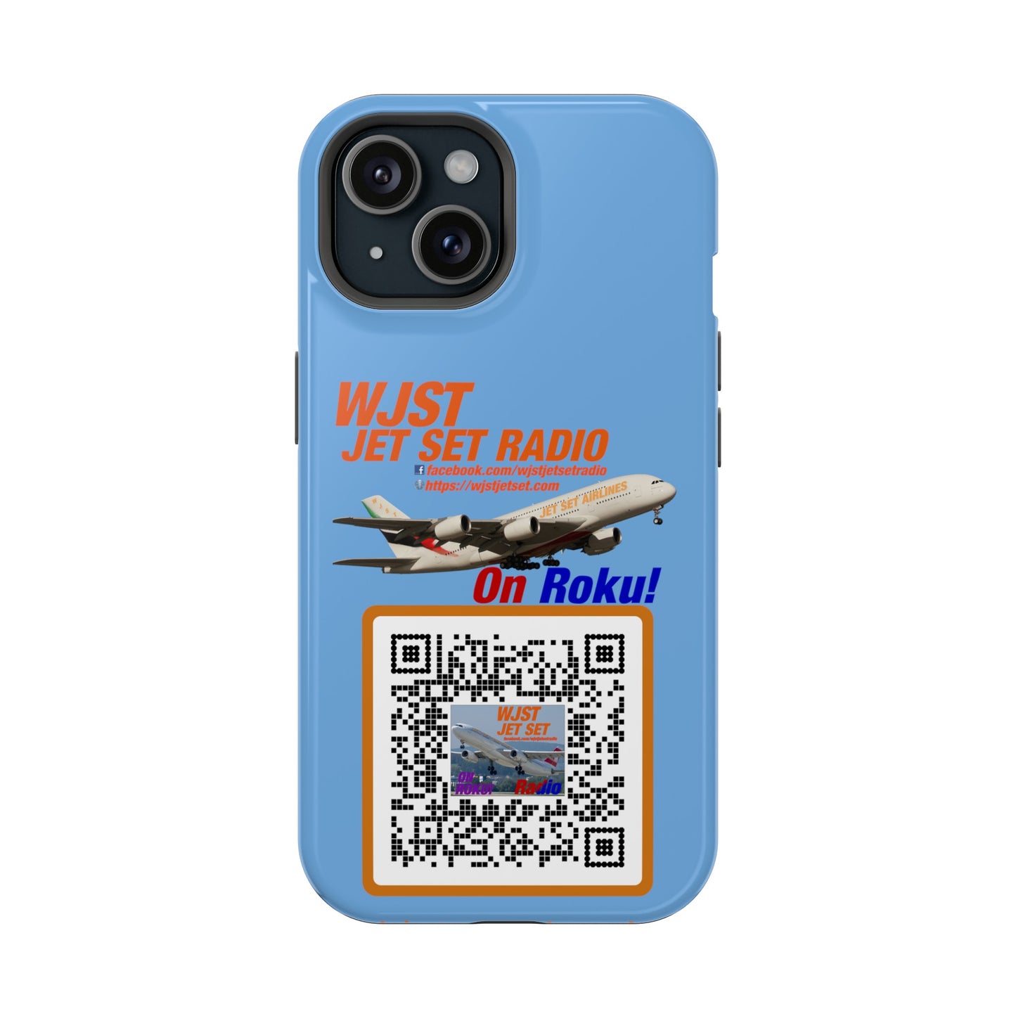 WJST Jet Set iPhone Magnetic Tough Case