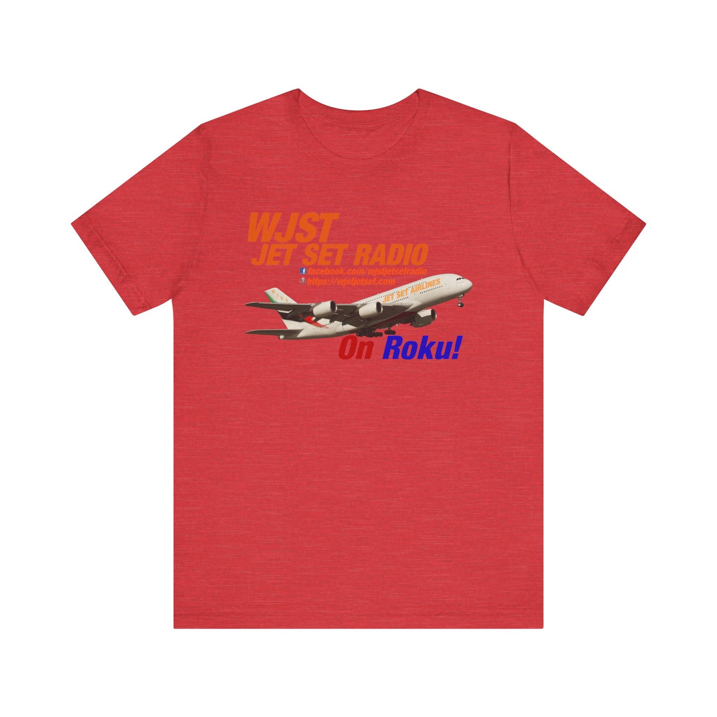 WJST Jet Set Logo Unisex Jersey Short Sleeve Tee