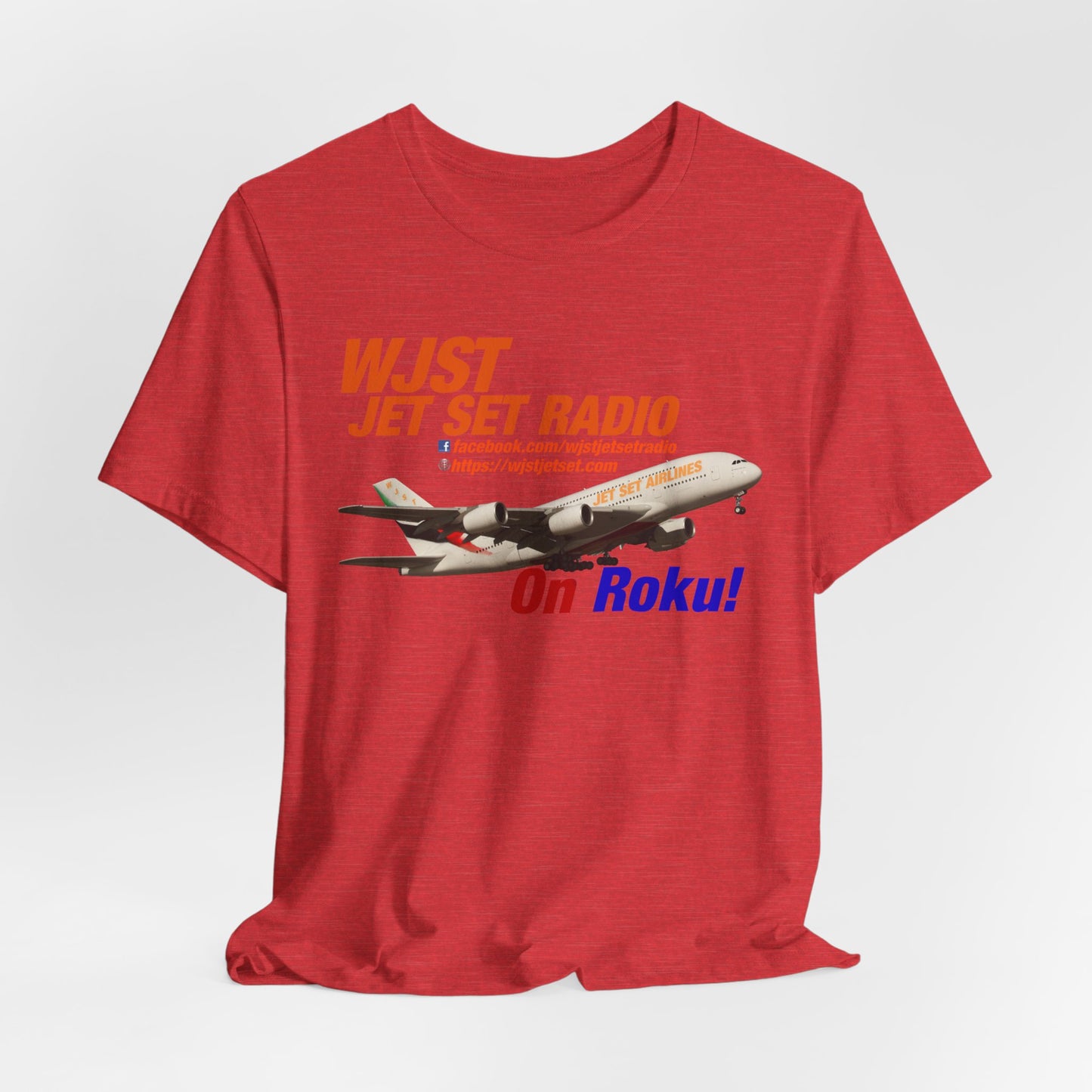 WJST Jet Set Logo Unisex Jersey Short Sleeve Tee