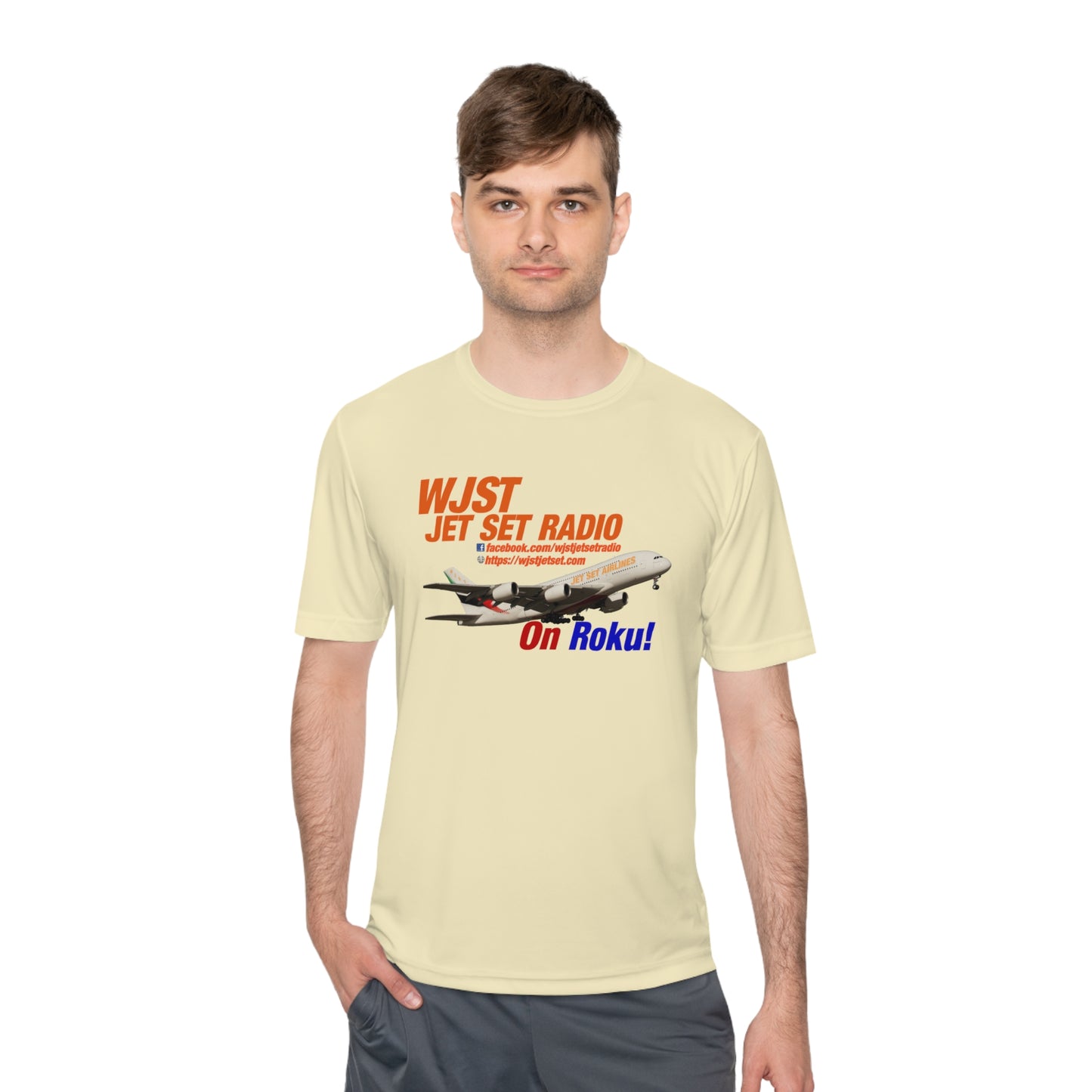 WJST Jet Set Logo Unisex Moisture Wicking Tee