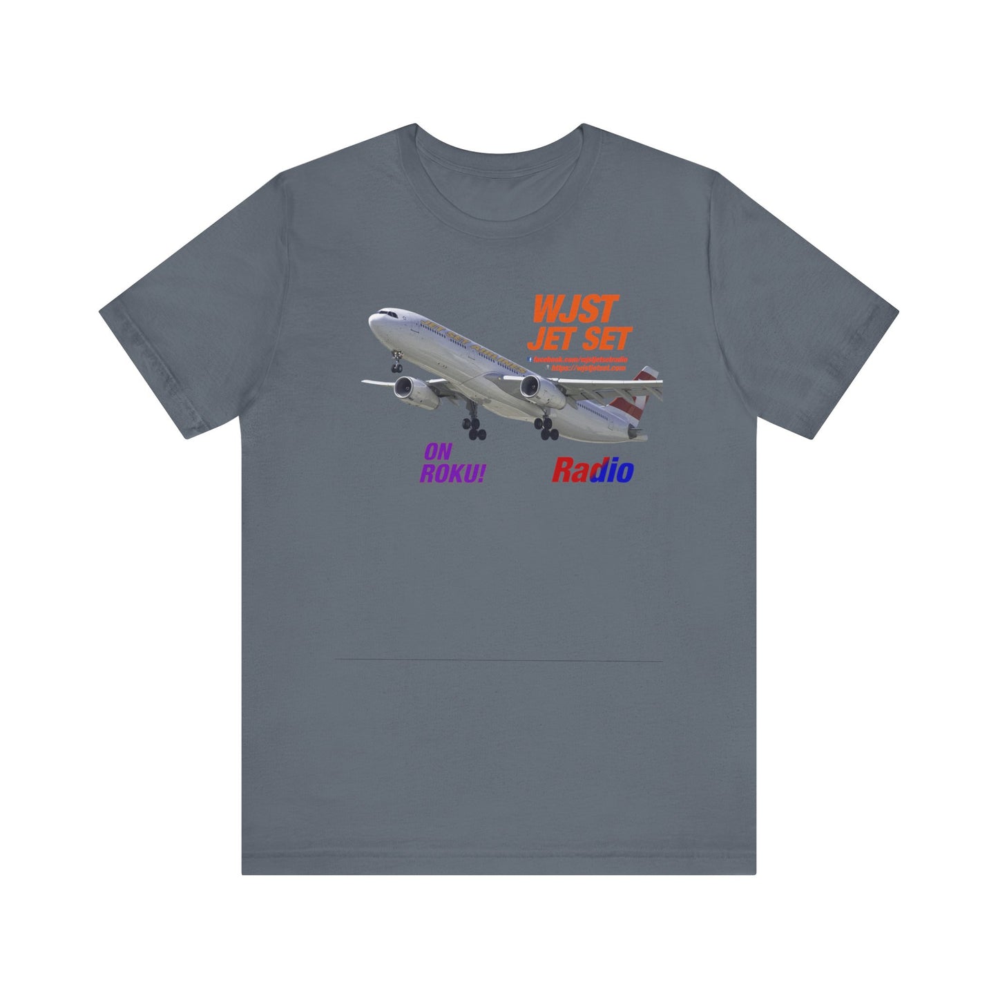 WJST Jet Set Logo Unisex Jersey Short Sleeve Tee