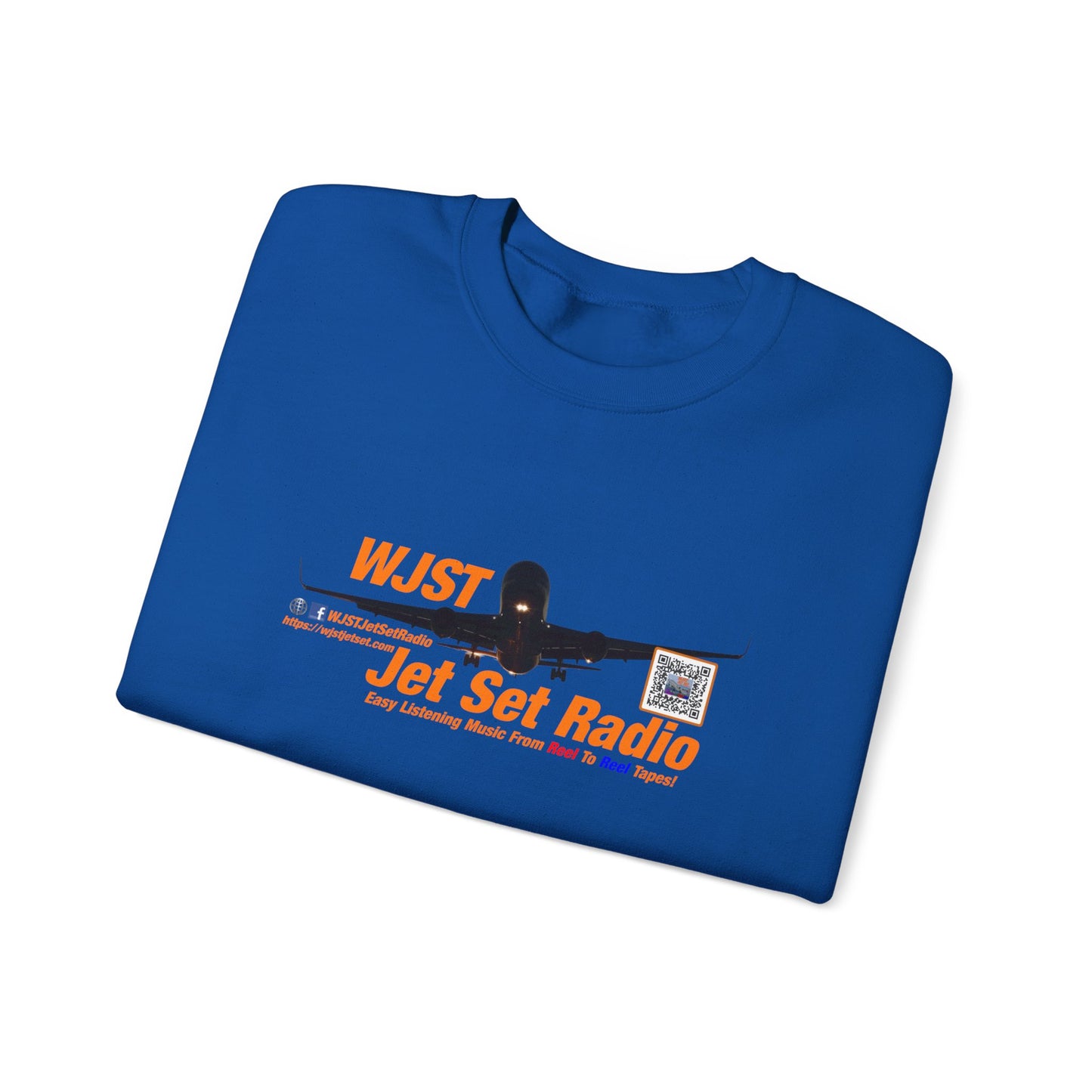 WJST Jet Set Logo Unisex Heavy Blend™ Crewneck Sweatshirt