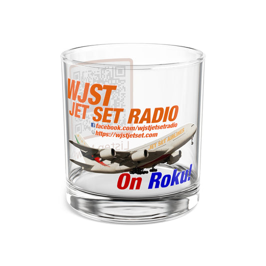 WJST Jet Set On The Rocks Glass A 10oz