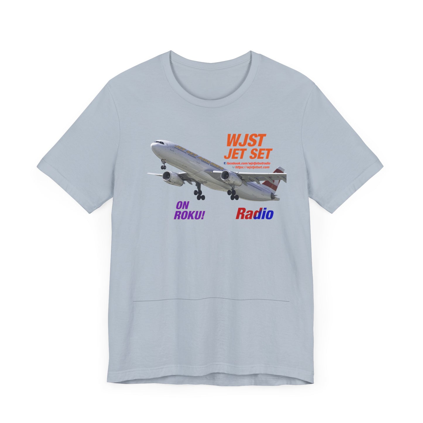 WJST Jet Set Logo Unisex Jersey Short Sleeve Tee