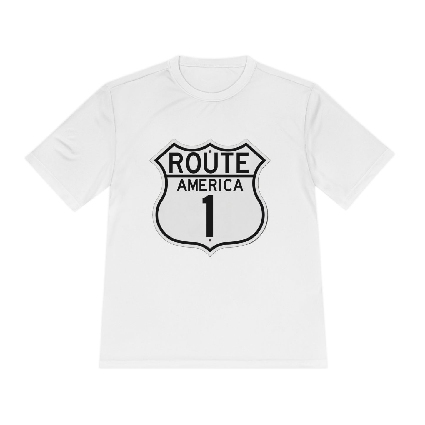 US Route America 1 Unisex Moisture Wicking Tee