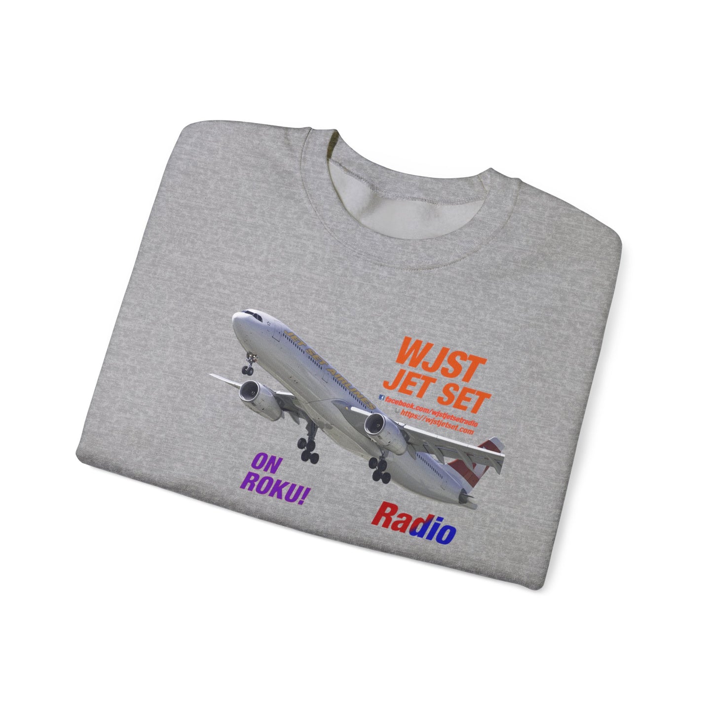 WJST Jet Set Logo Unisex Heavy Blend™ Crewneck Sweatshirt