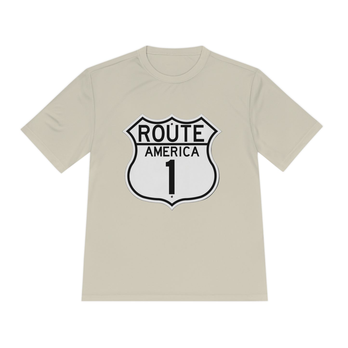 US Route America 1 Unisex Moisture Wicking Tee