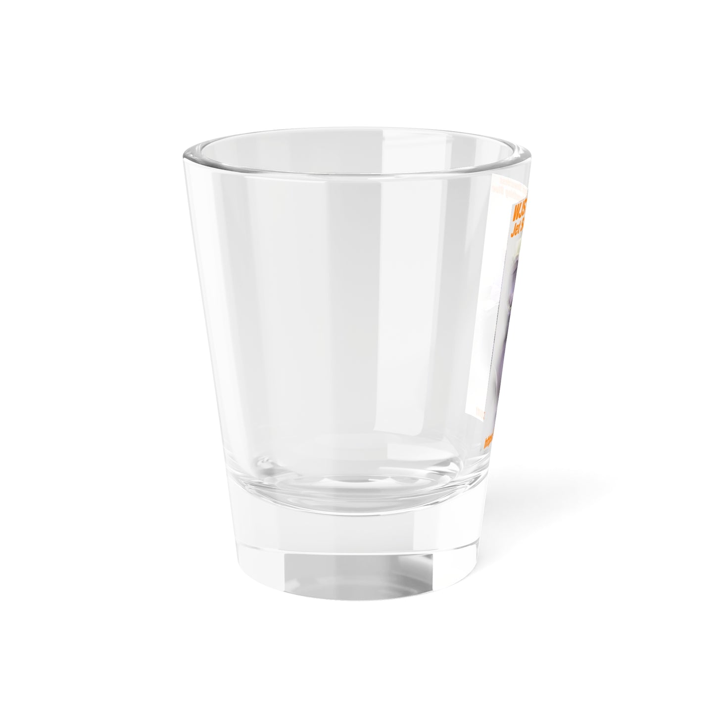 WJST Jet Set Shot Glass, A 1.5oz