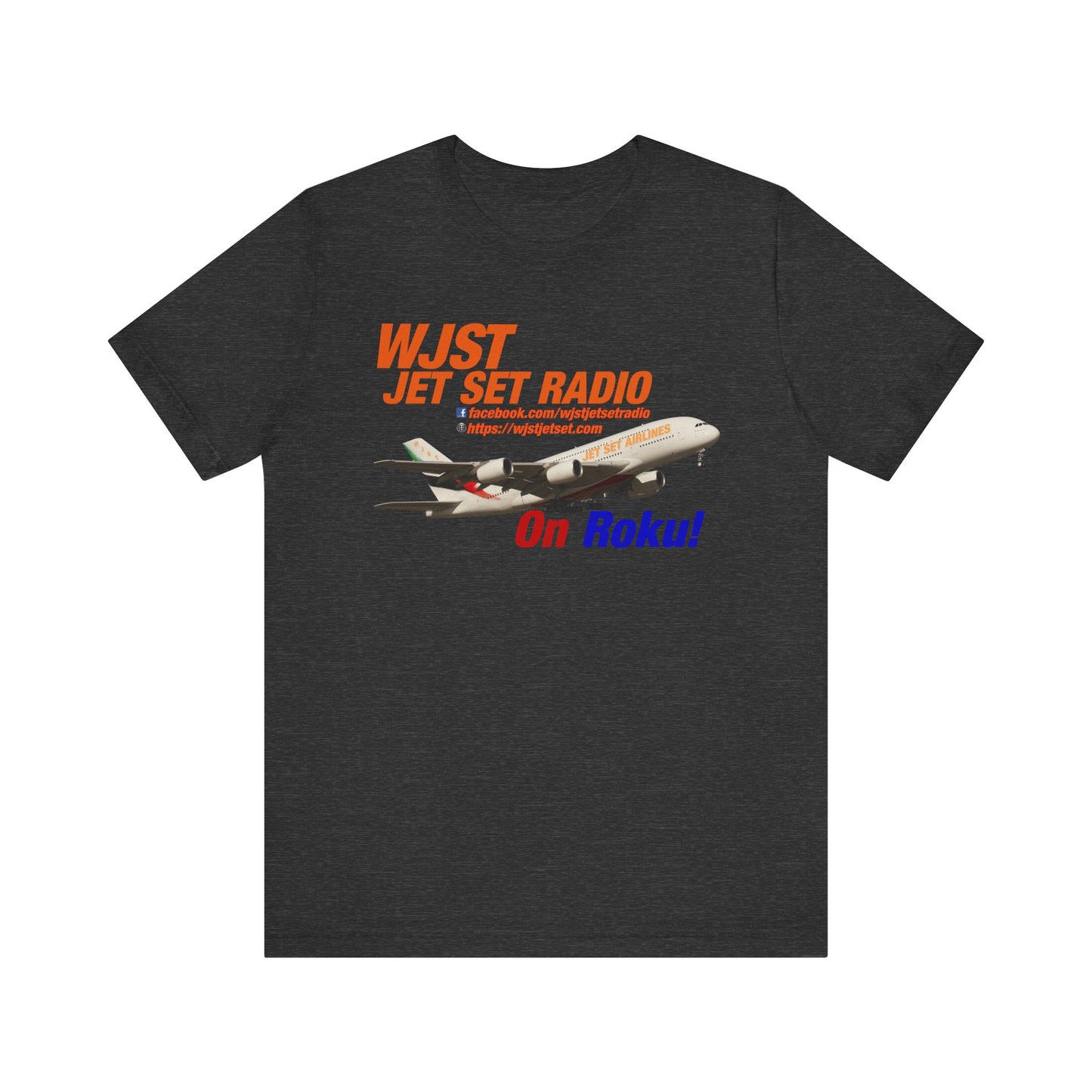 WJST Jet Set Logo Unisex Jersey Short Sleeve Tee