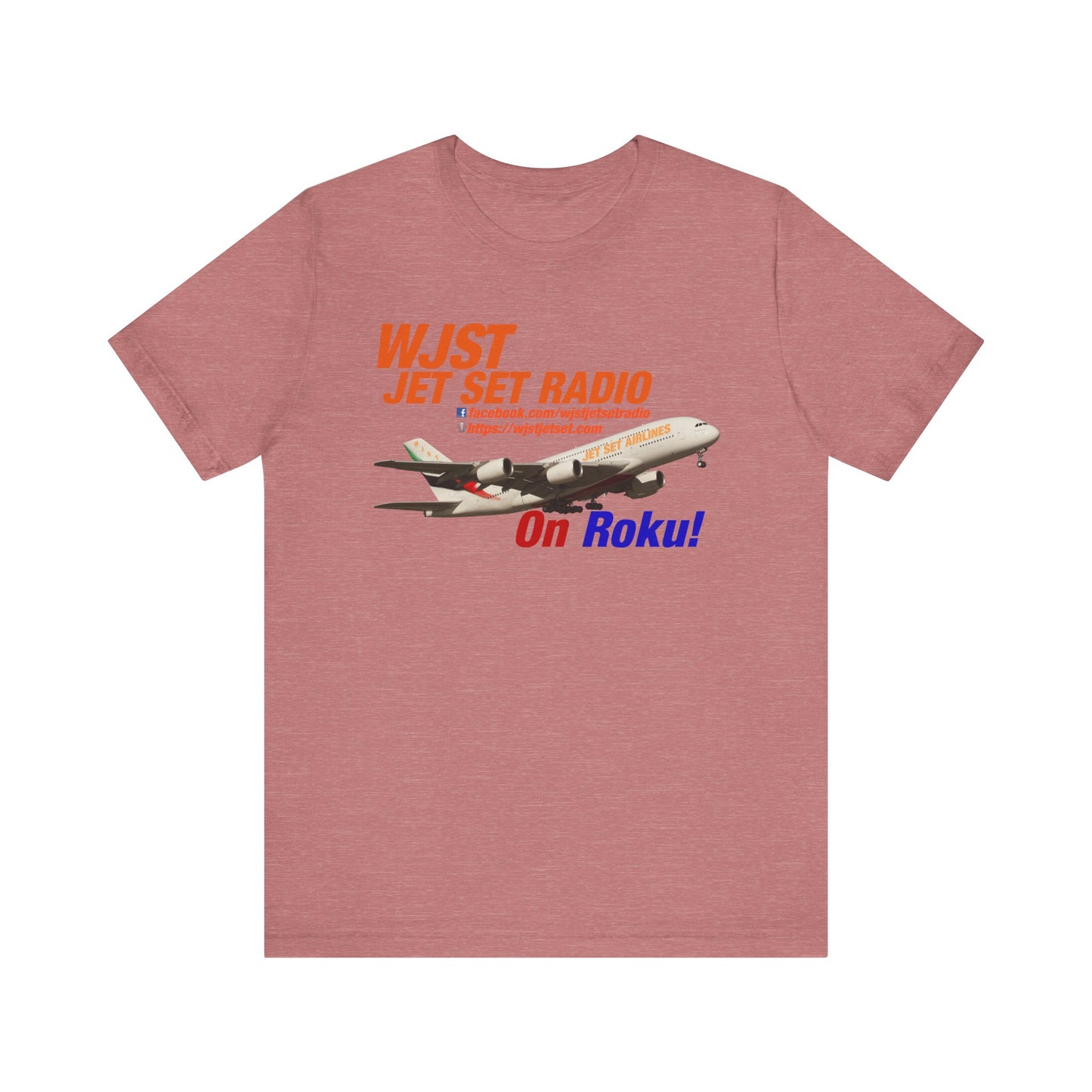 WJST Jet Set Logo Unisex Jersey Short Sleeve Tee