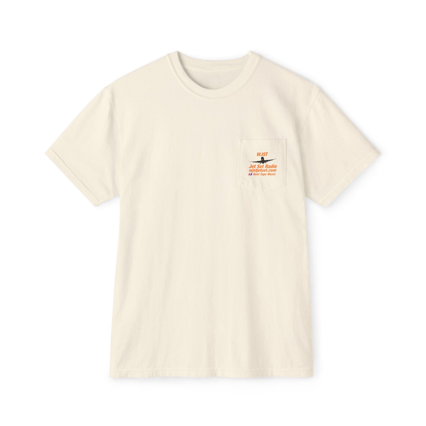 WJST Unisex Pocket T-Shirt With Logo