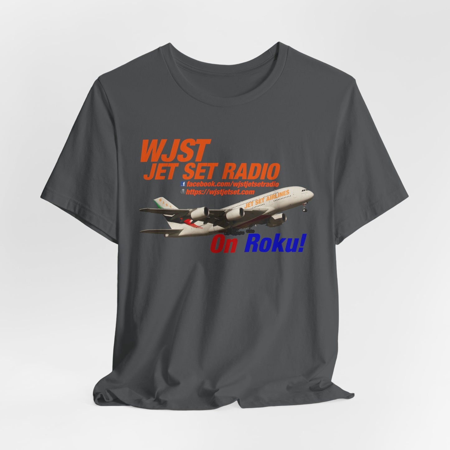 WJST Jet Set Logo Unisex Jersey Short Sleeve Tee