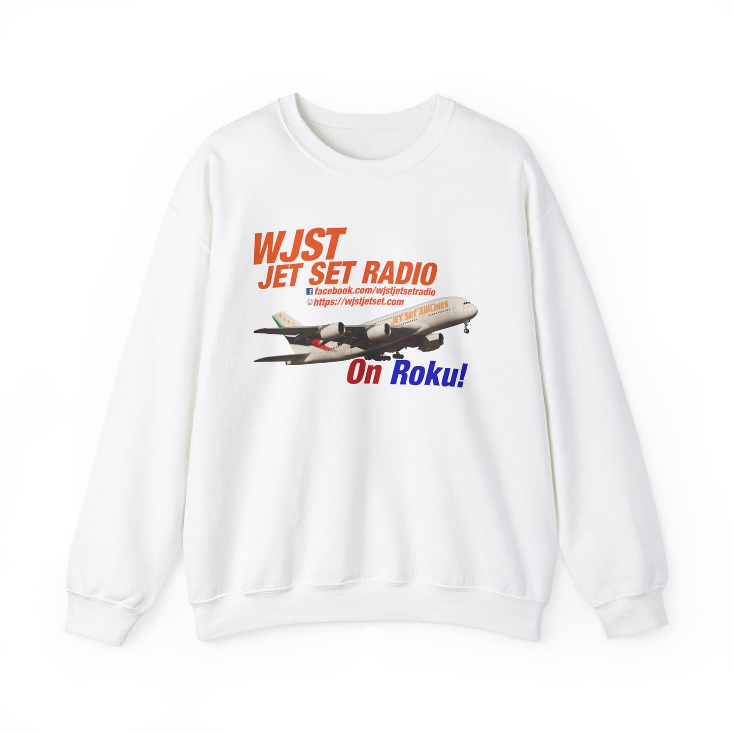 WJST Jet Set Logo Unisex Heavy Blend™ Crewneck Sweatshirt