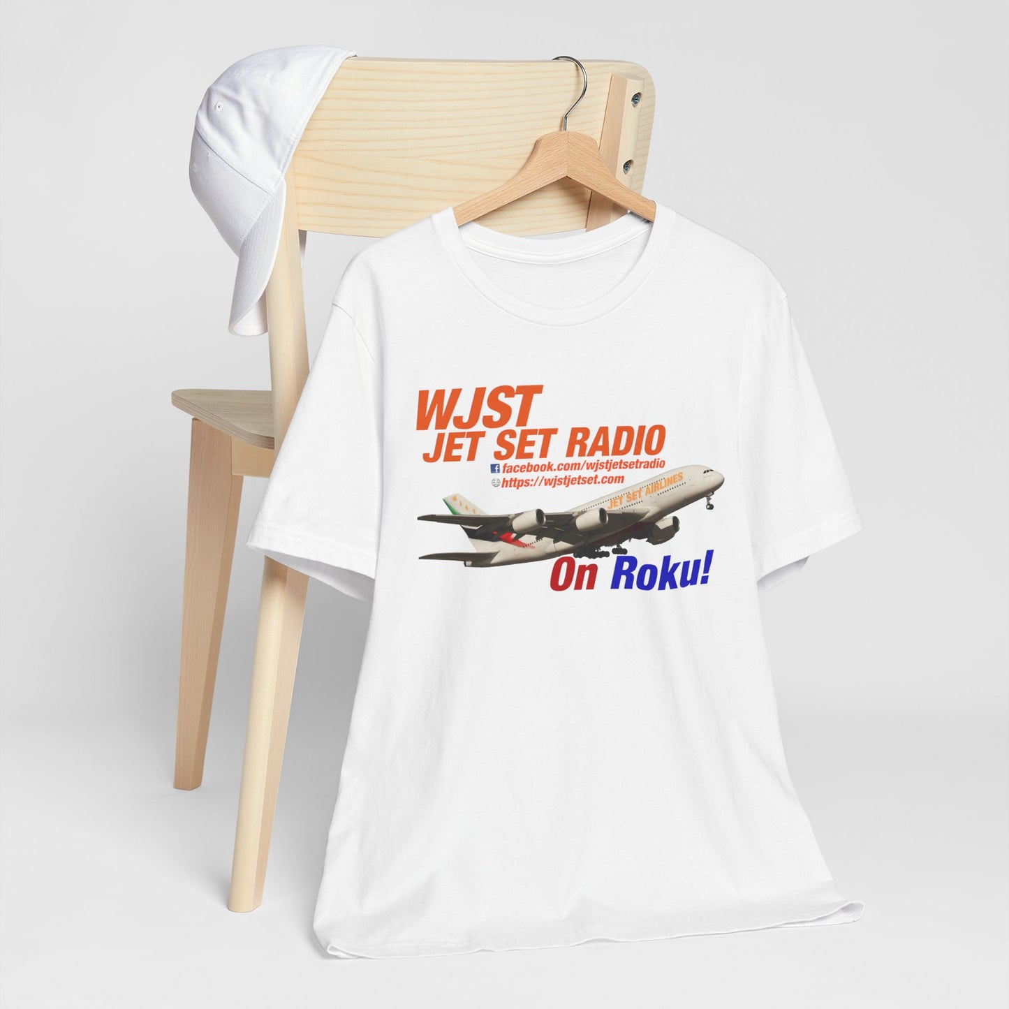 WJST Jet Set Logo Unisex Jersey Short Sleeve Tee